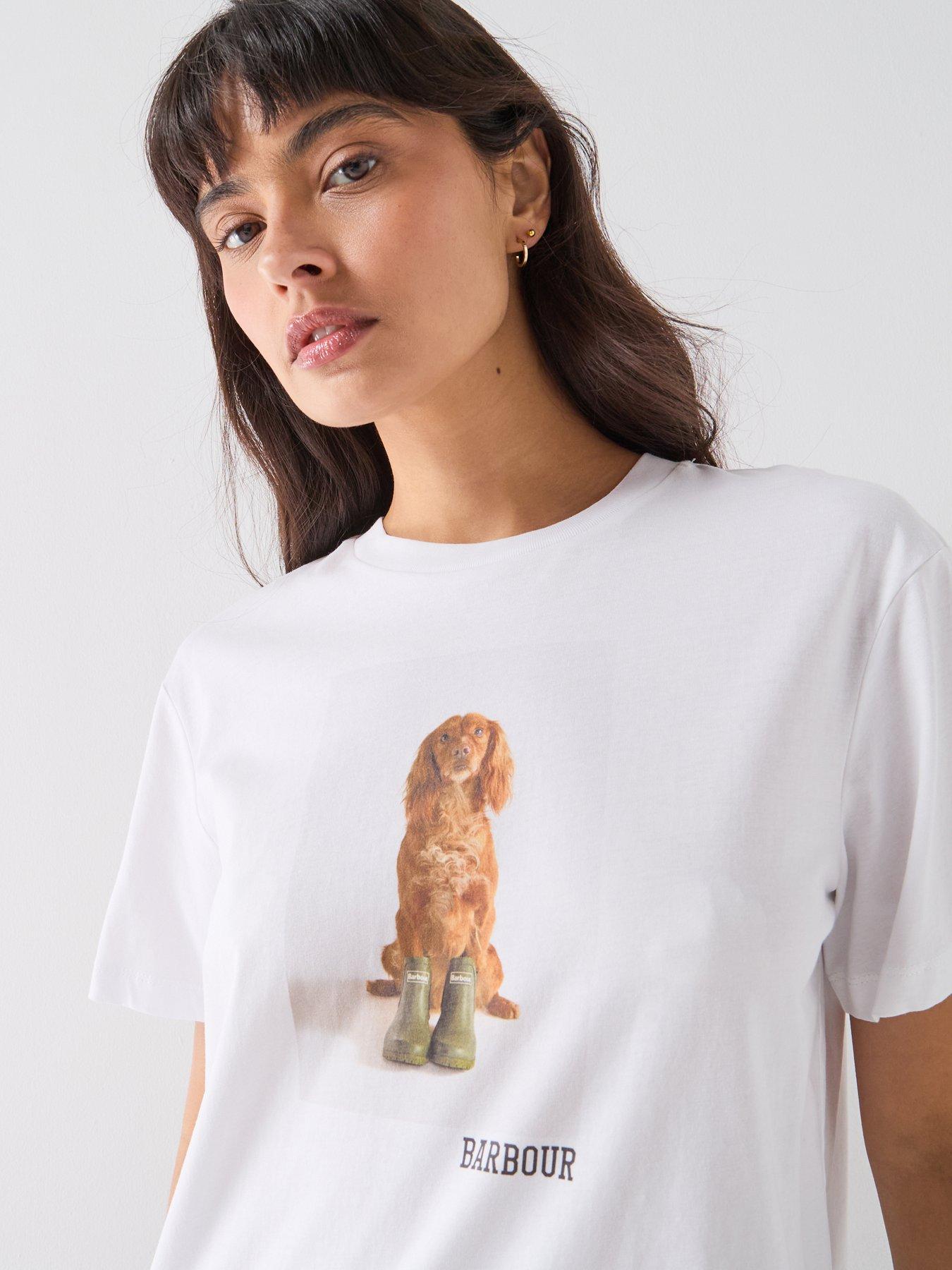Image 4 of 4 of Barbour Bedale T-Shirt - White