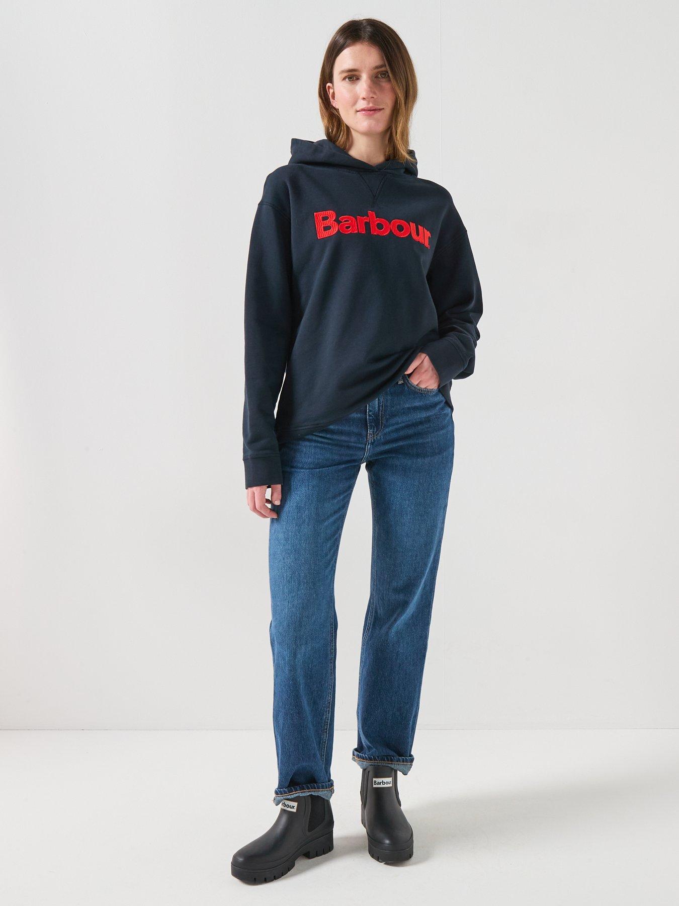 Image 3 of 5 of Barbour Hartland Hoodie - Navy