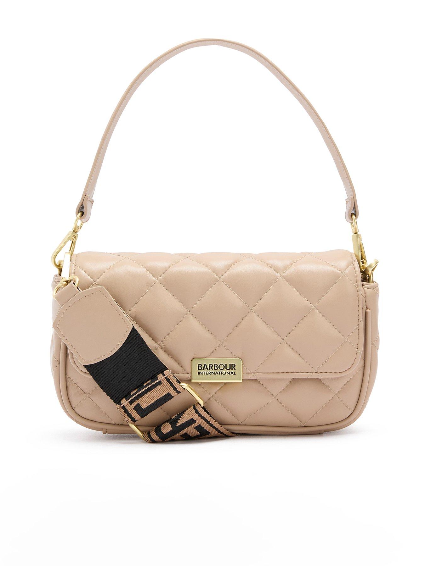 Barbour International Soft Quilt Mini Soho Crossbody Bag - Brown