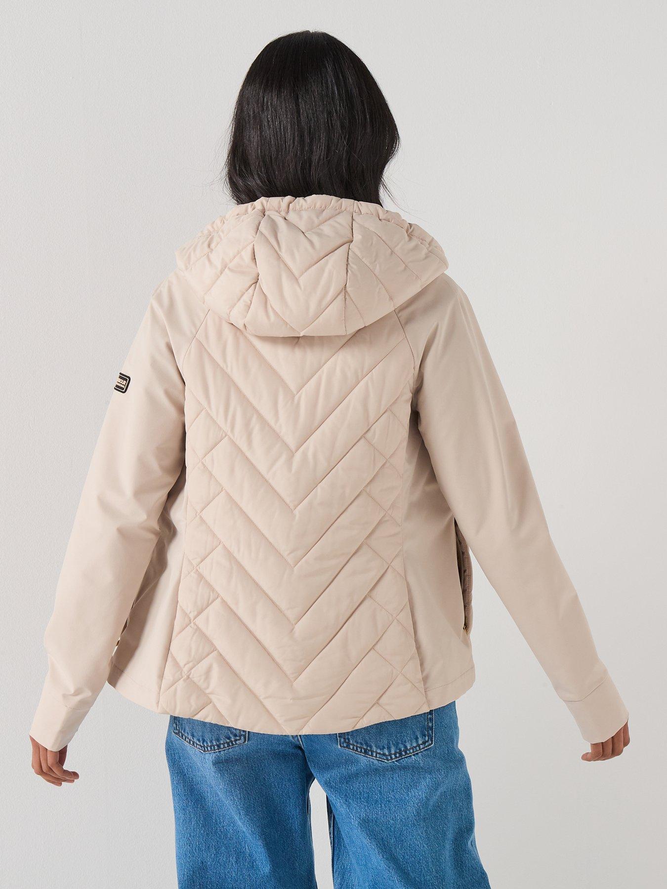 Image 2 of 6 of Barbour International BIntl Dakota Quilted Jacket - Beige