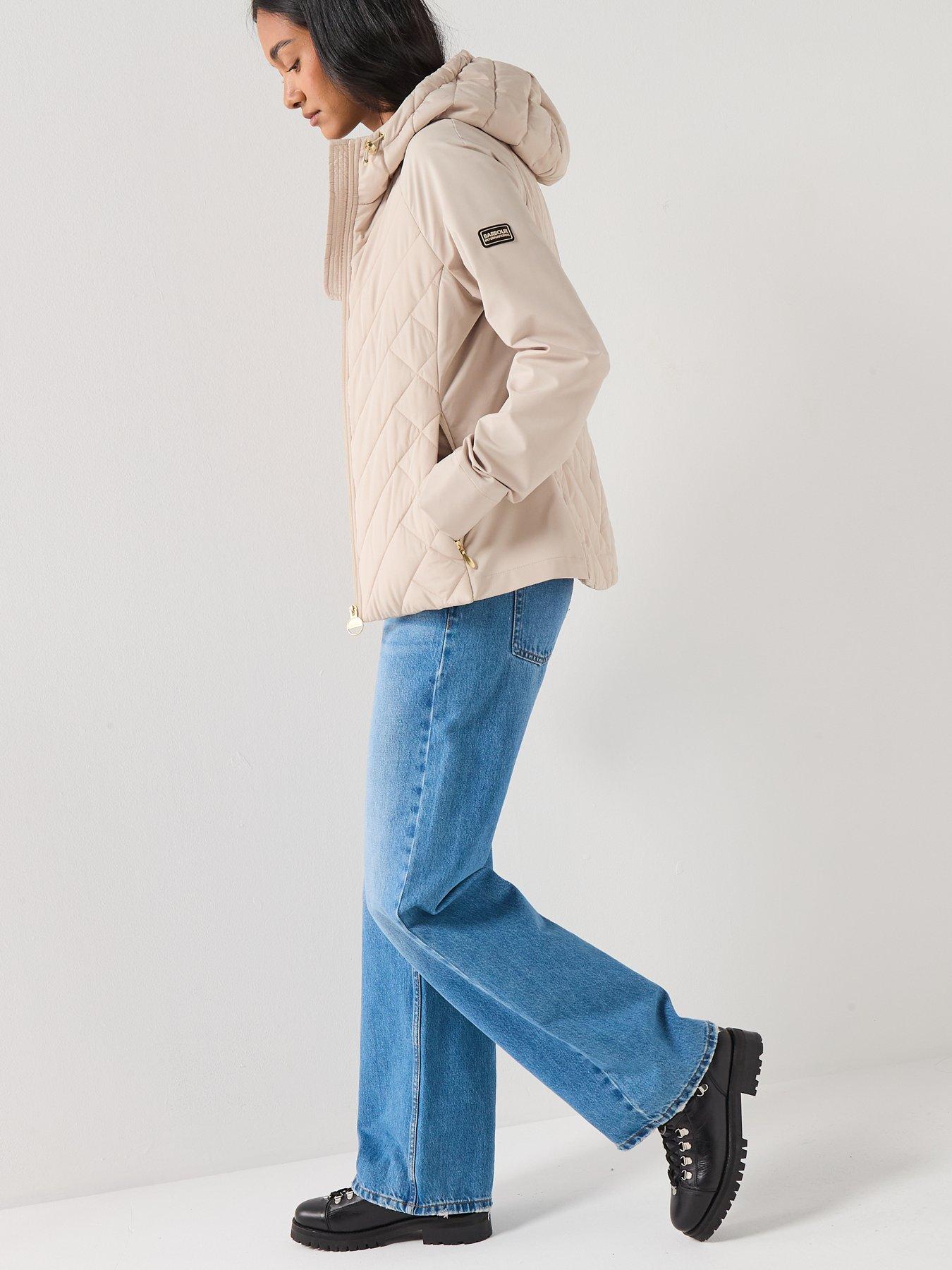 Image 3 of 6 of Barbour International BIntl Dakota Quilted Jacket - Beige