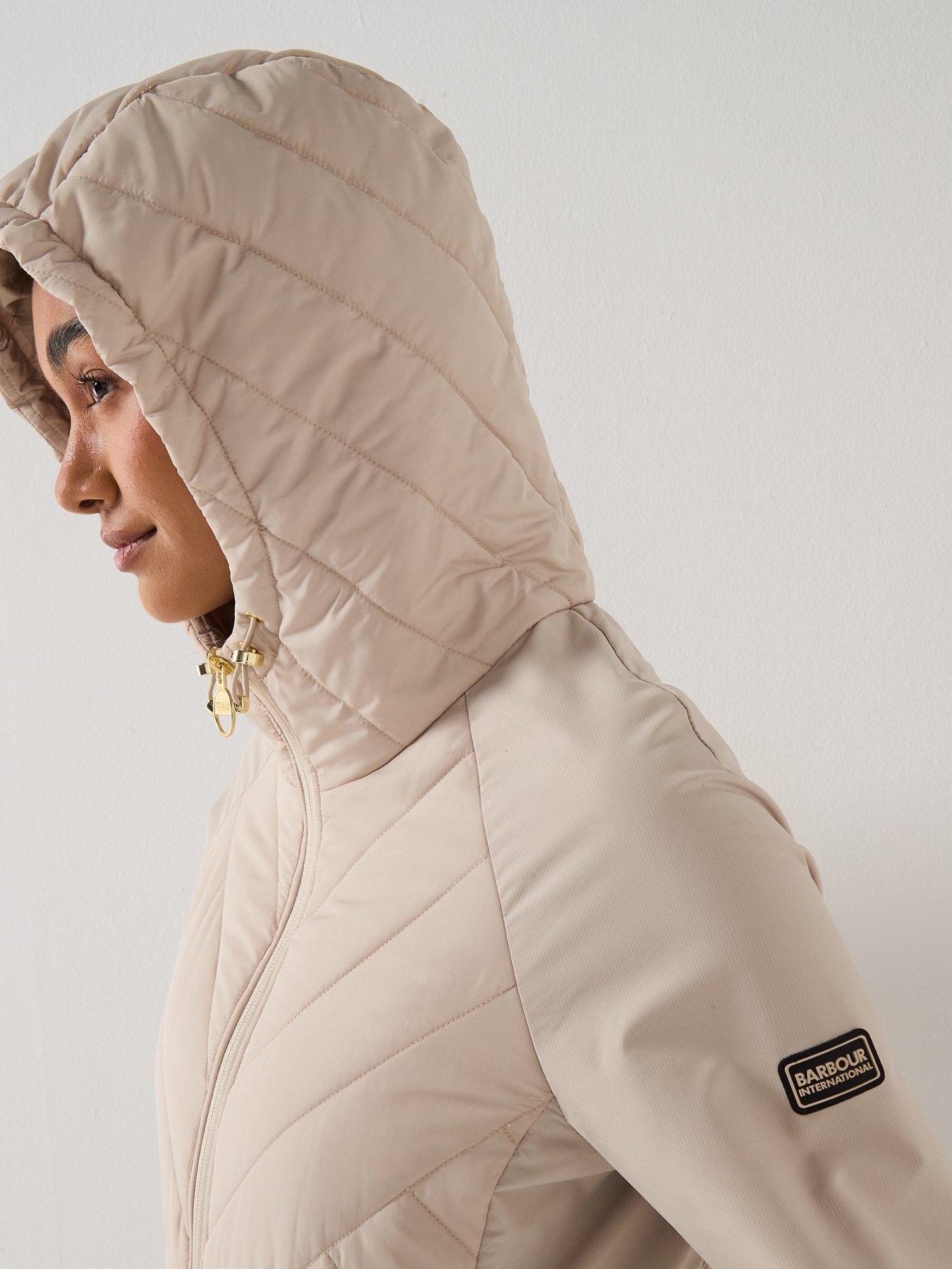 Image 4 of 6 of Barbour International BIntl Dakota Quilted Jacket - Beige