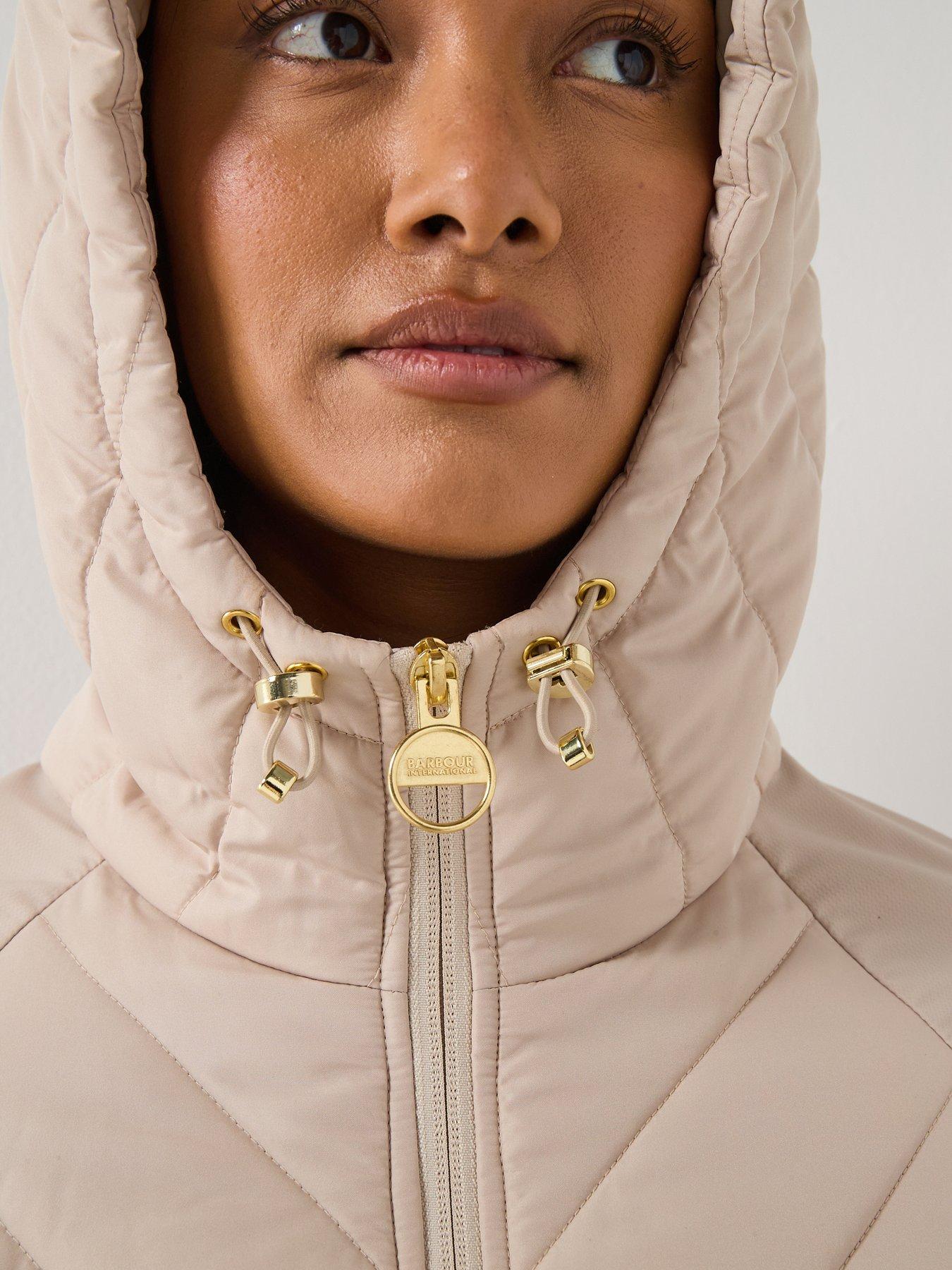 Image 5 of 6 of Barbour International BIntl Dakota Quilted Jacket - Beige