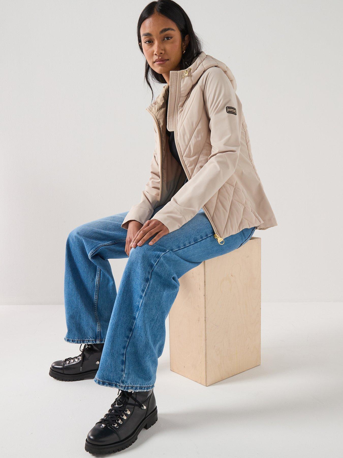 Image 6 of 6 of Barbour International BIntl Dakota Quilted Jacket - Beige