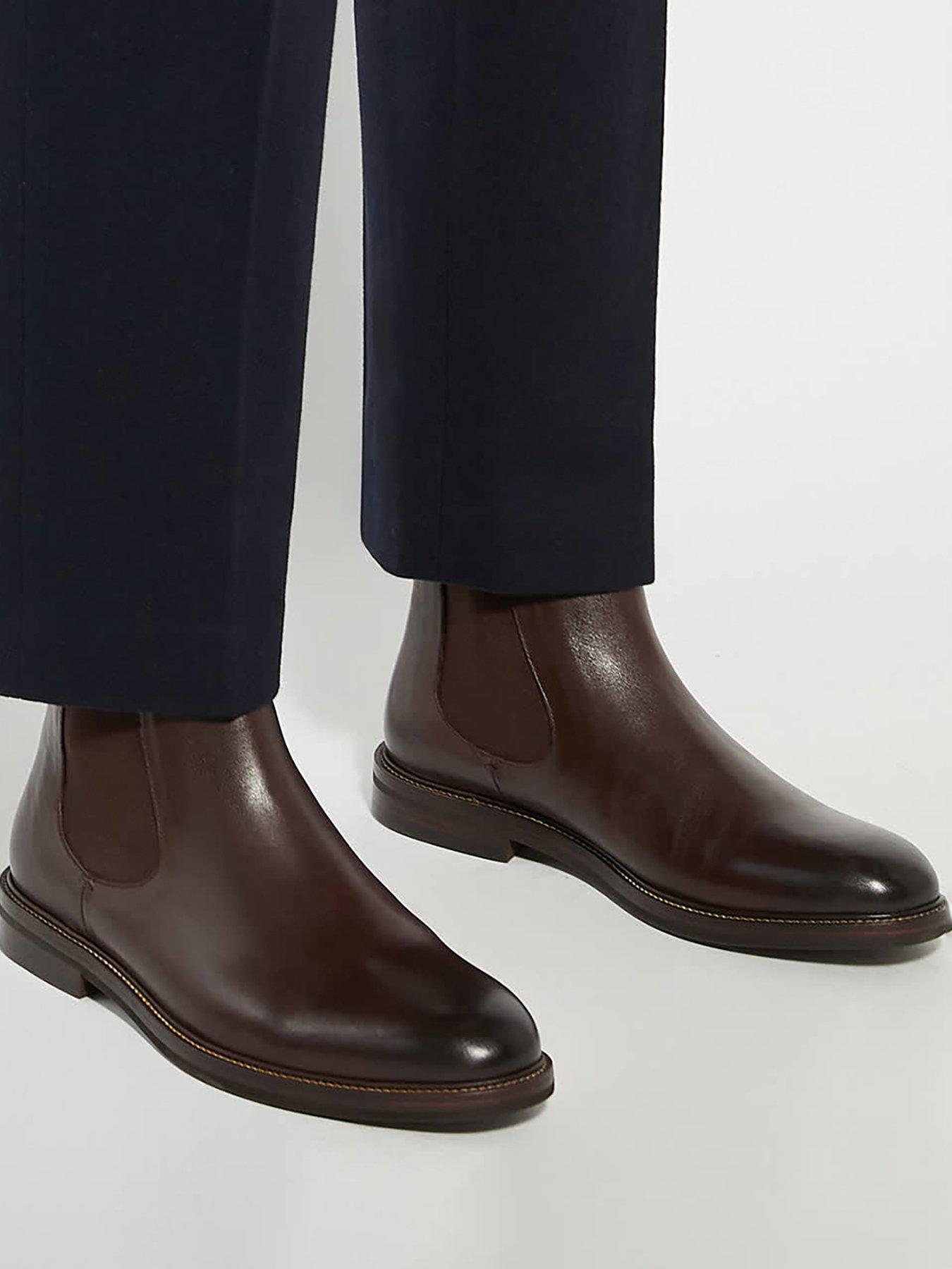 Dune London Dune Maisen Stitch Rand Chelsea Boot