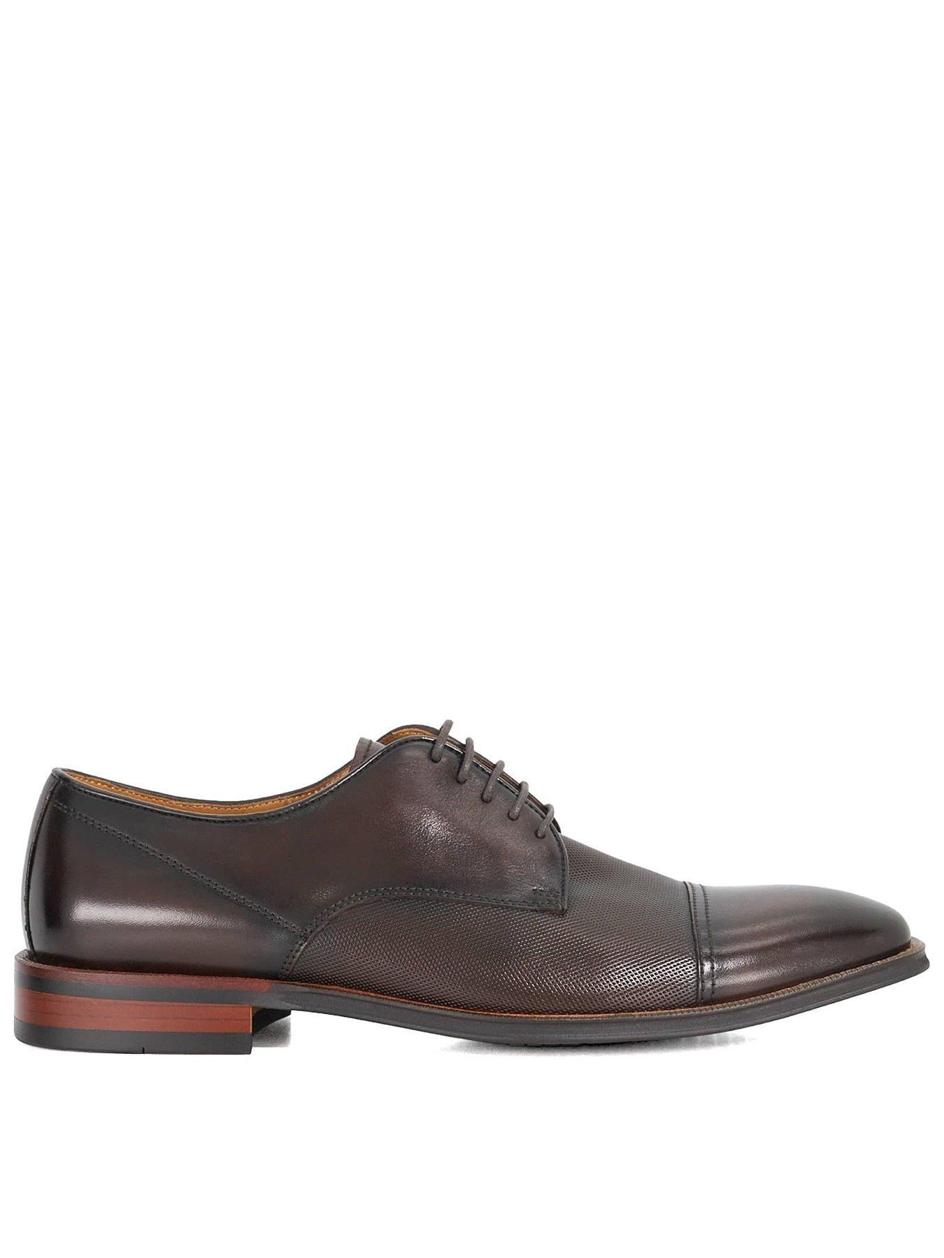 Dune London Dune Stones Embossed Detail Toe Cap Formal Shoes