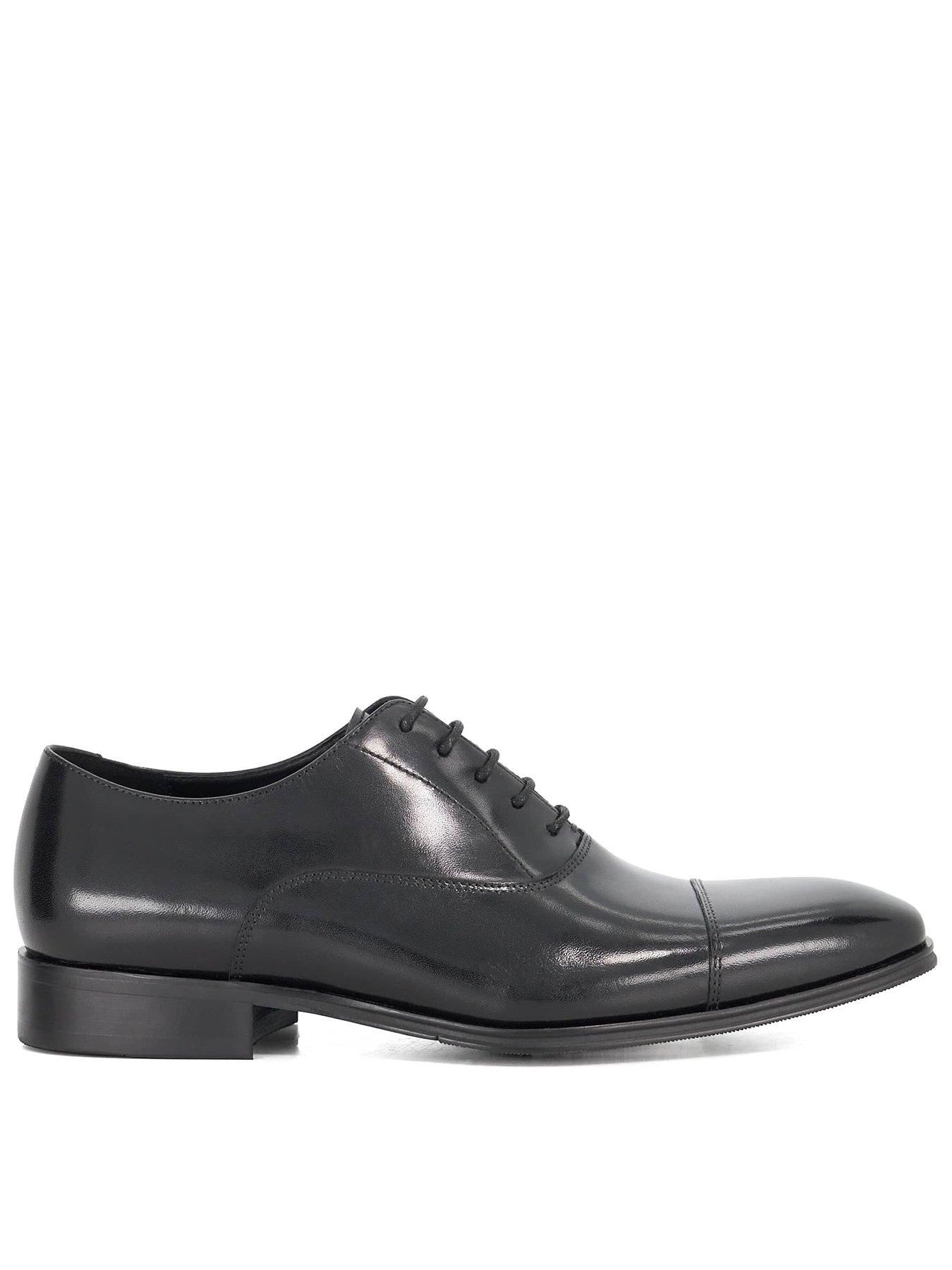 Dune London Dune Solver Toecap Oxford Shoe, Black, Size 7, Men