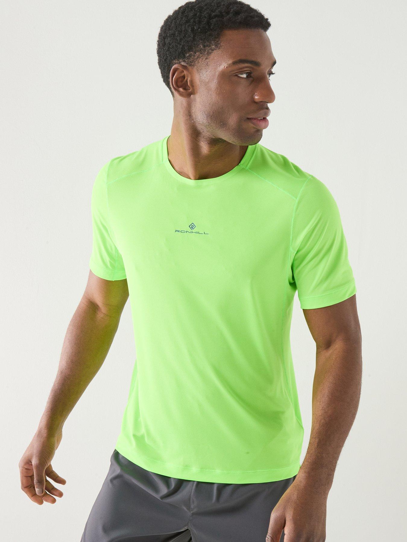 Ronhill Mens Running Tech Short Sleeve Tee - Yellow