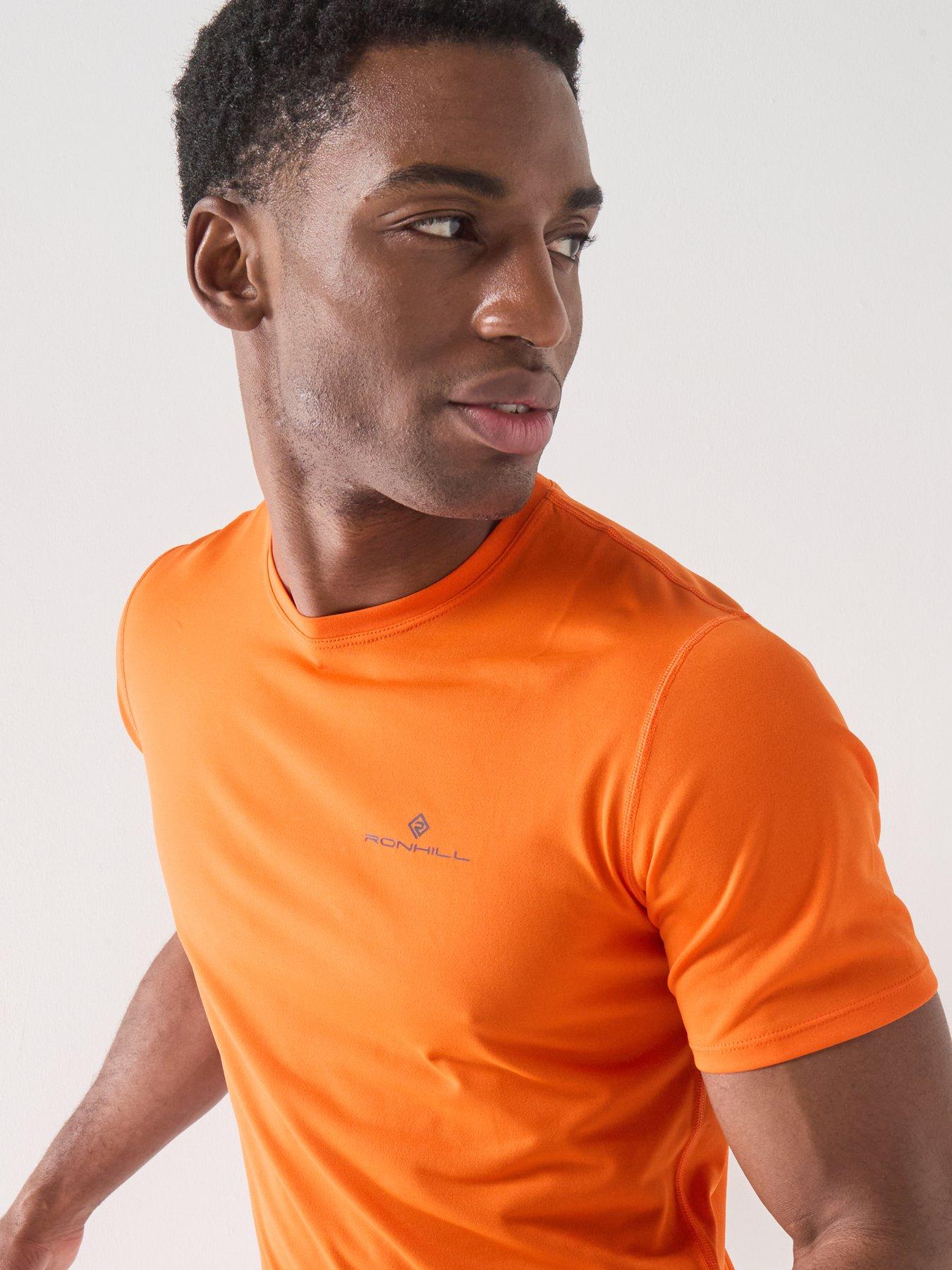 Image 4 of 5 of Ronhill Mens Running Core Short Sleeve Tee - Orange