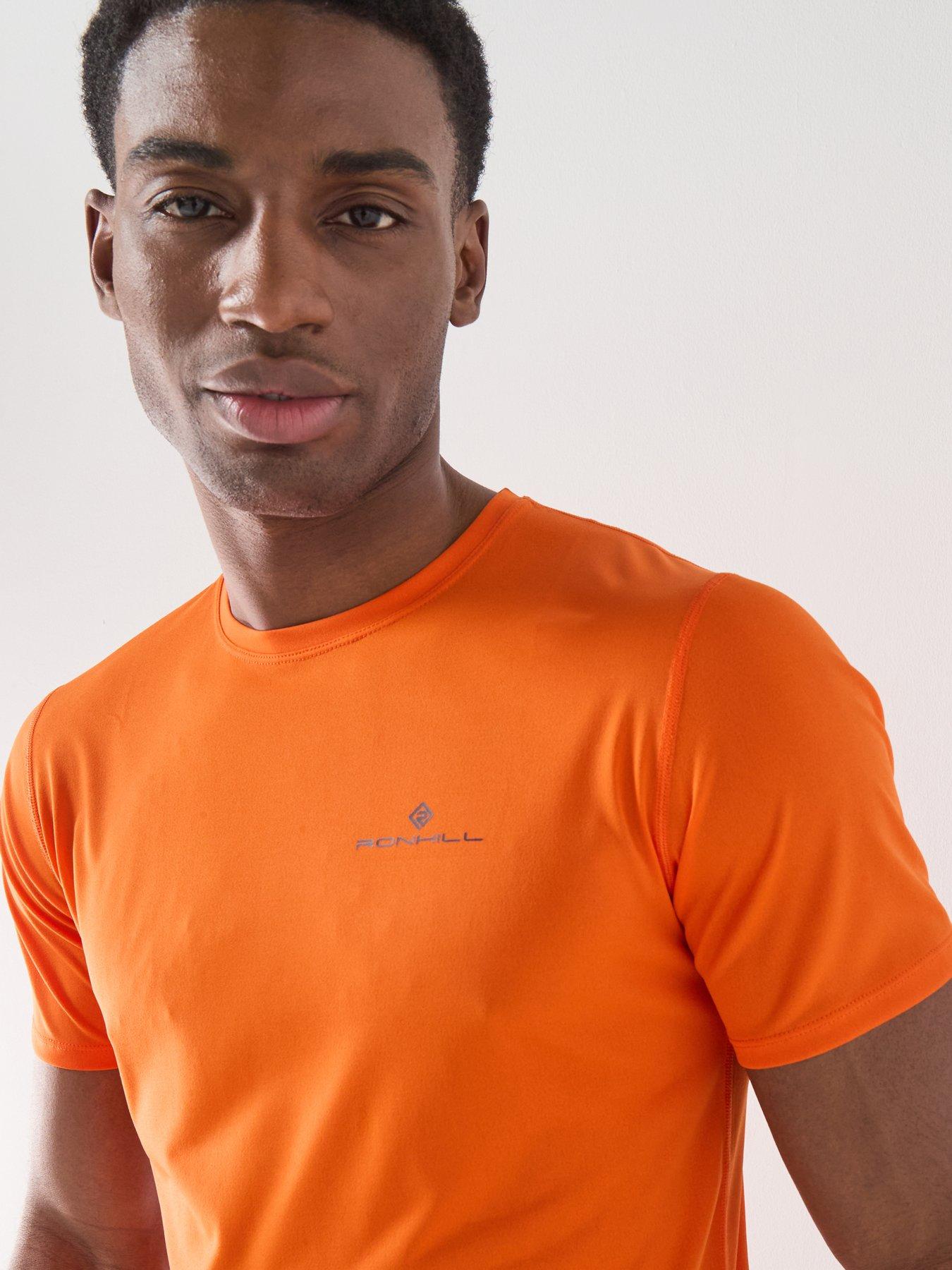 Image 5 of 5 of Ronhill Mens Running Core Short Sleeve Tee - Orange