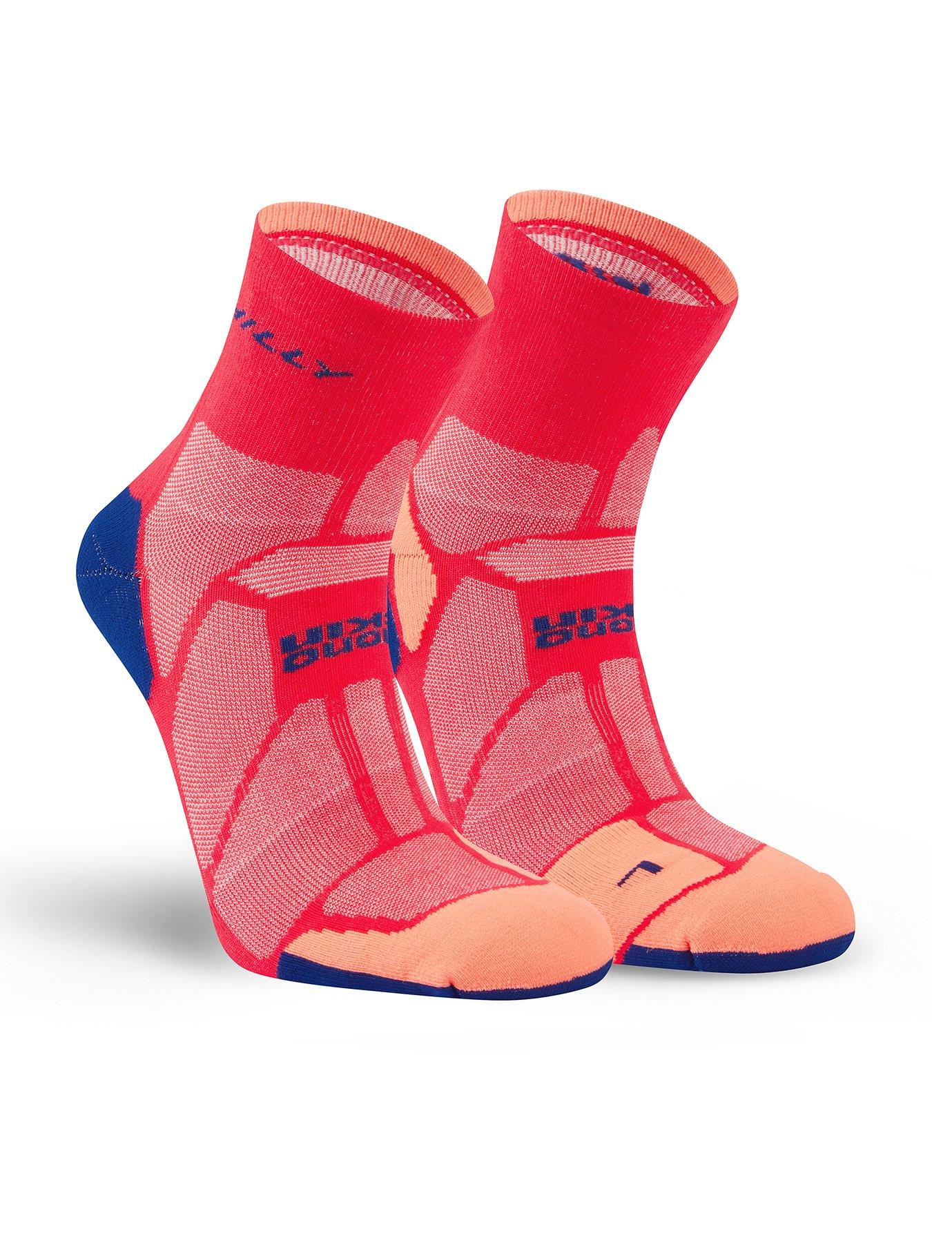 Hilly Marathon Fresh Minimum Cushioning Anklet Running Socks - Pink