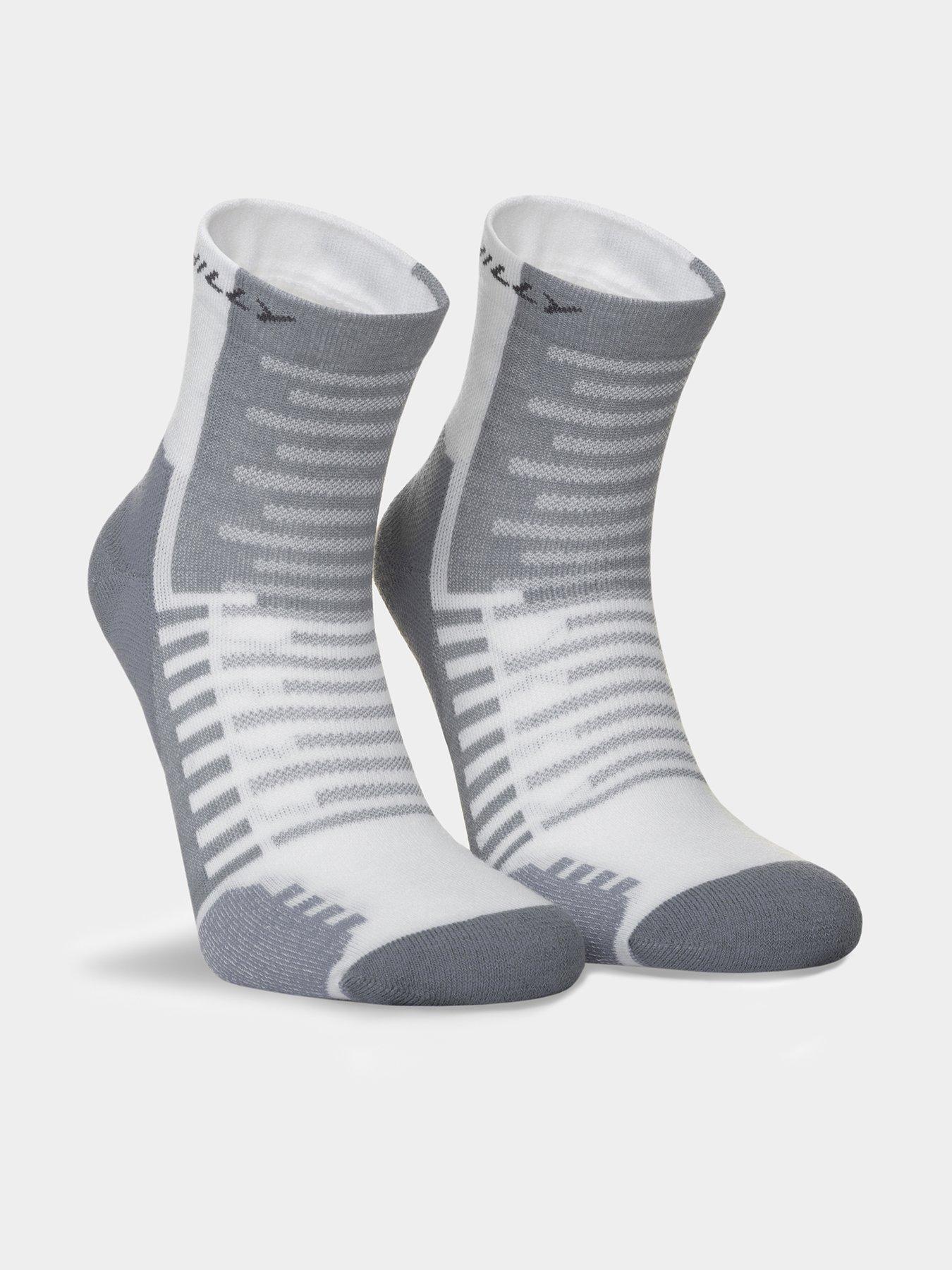 Hilly: Active Minimum Cushioning Anklet Running Socks - White