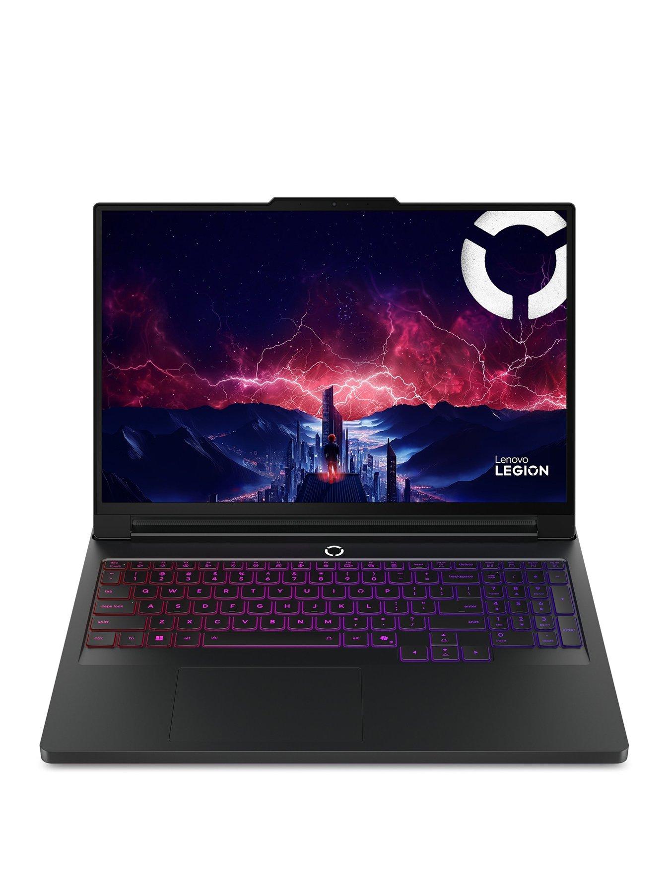 Lenovo Legion Pro 7 Gaming Laptop - 16in WQXGA, GeForce RTX 5070 Ti, AMD Ryzen 9, 32GB RAM, 1TB SSD - Black