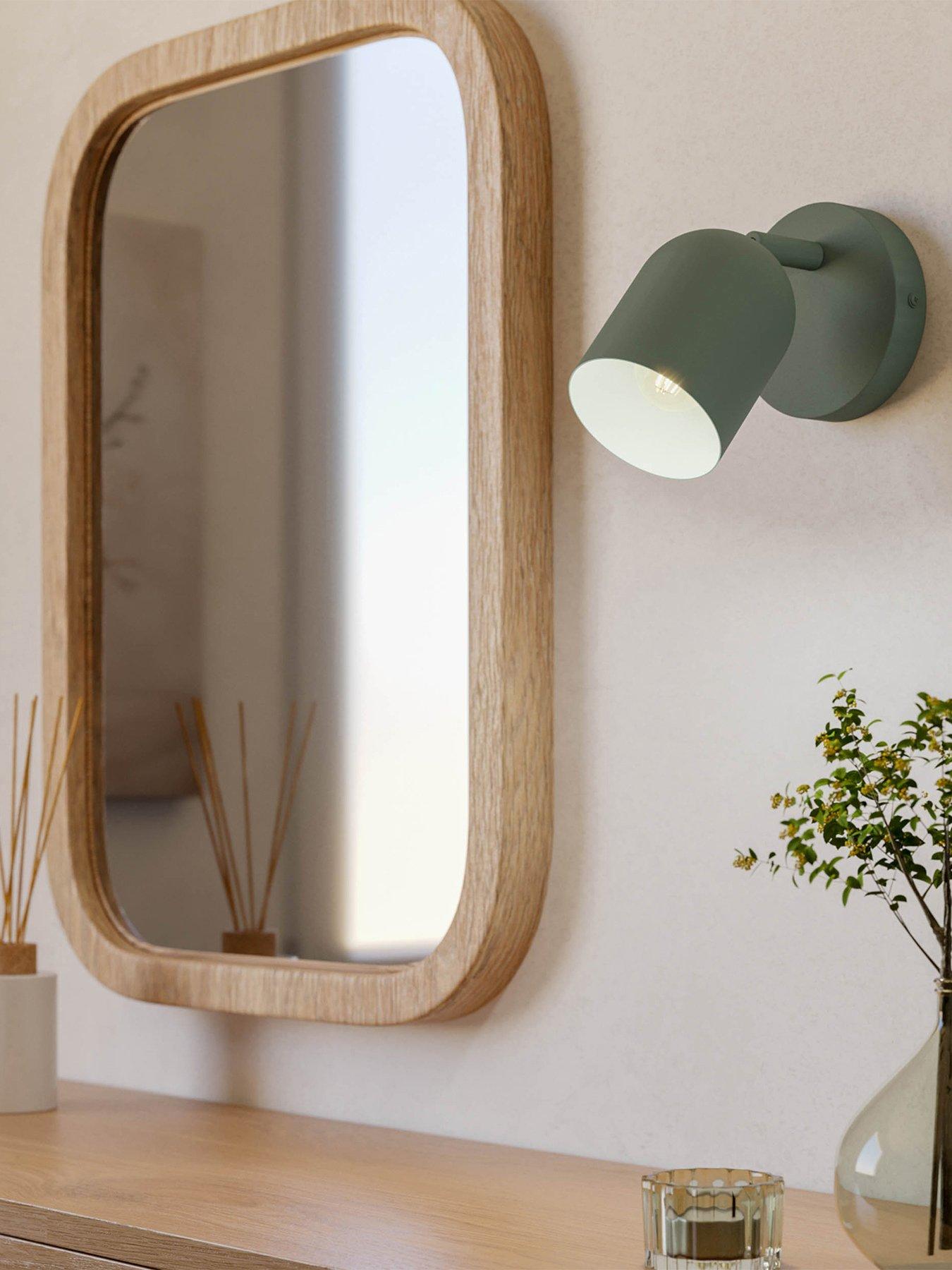 Eglo Tilston Steel Minimalist Single Wall Spotlight, Green