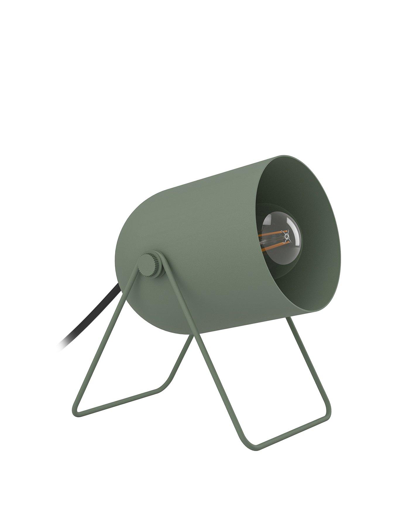 Image 2 of 4 of Eglo Tilston Steel Minimalist Desk Lamp, Green