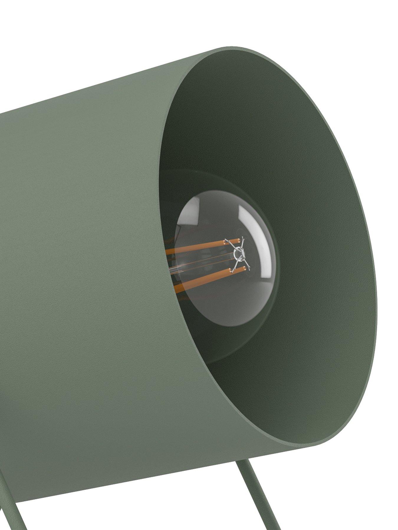Image 3 of 4 of Eglo Tilston Steel Minimalist Desk Lamp, Green