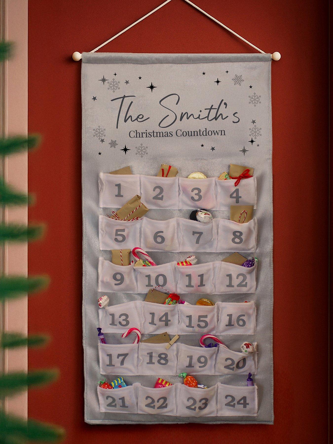 The Personalised Memento Company Personalised Family Advent Calendar
