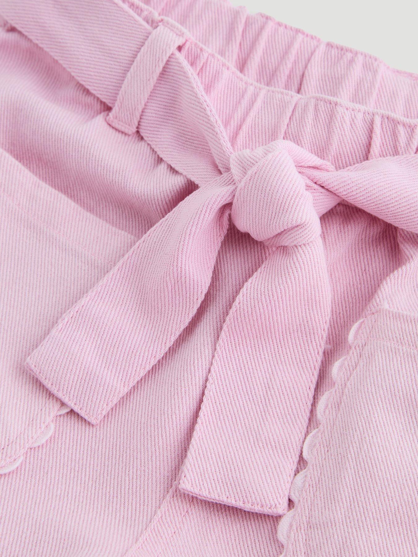 Image 3 of 5 of The Very Collection Girls Ric Rac Pocket Twill Trouser - Pink