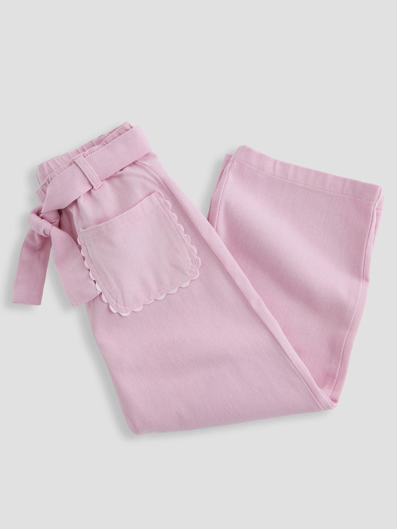 Image 5 of 5 of The Very Collection Girls Ric Rac Pocket Twill Trouser - Pink