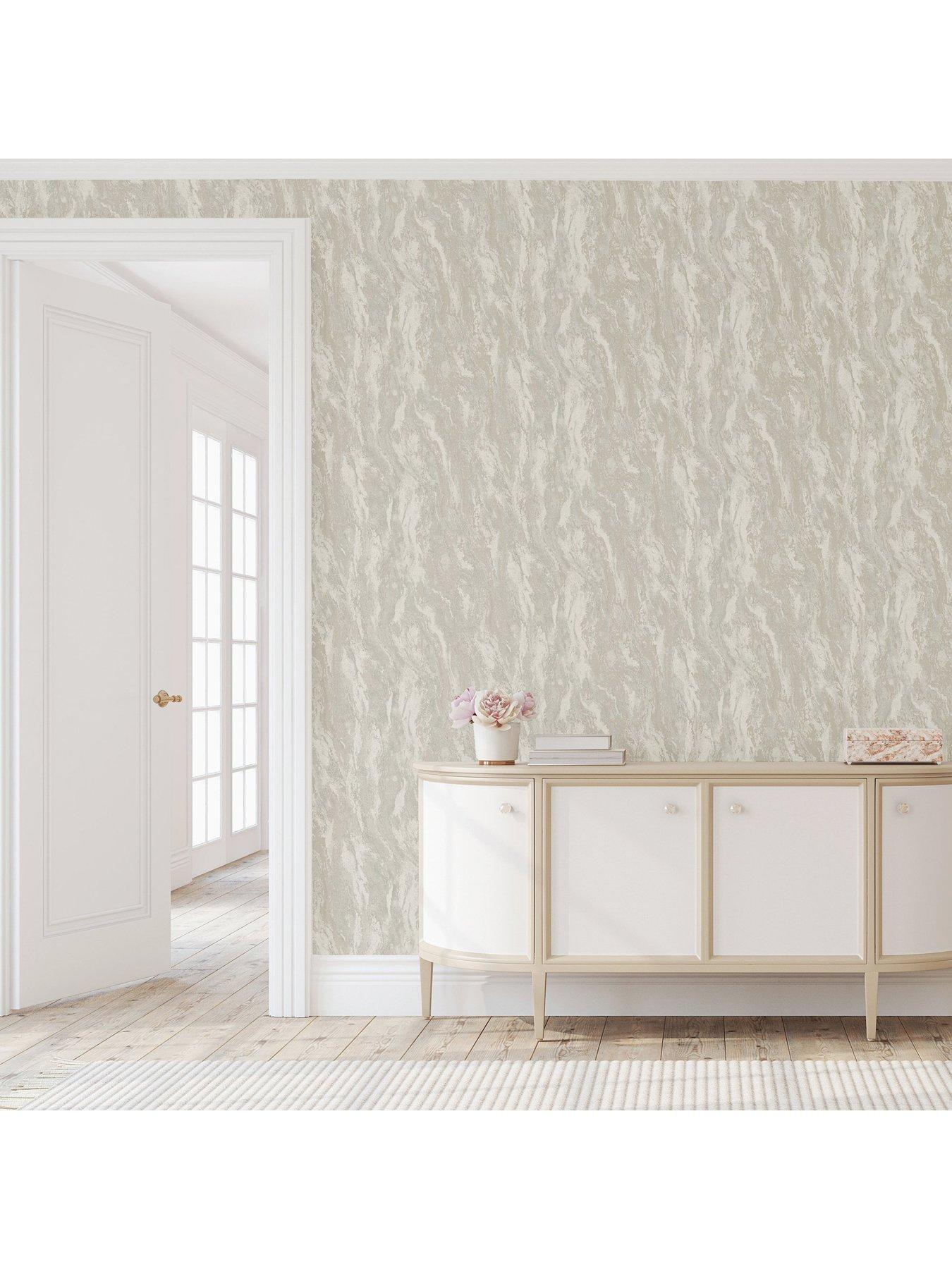 Image 5 of 6 of ARTHOUSE Luxe Texture Soft Silver Wallpaper