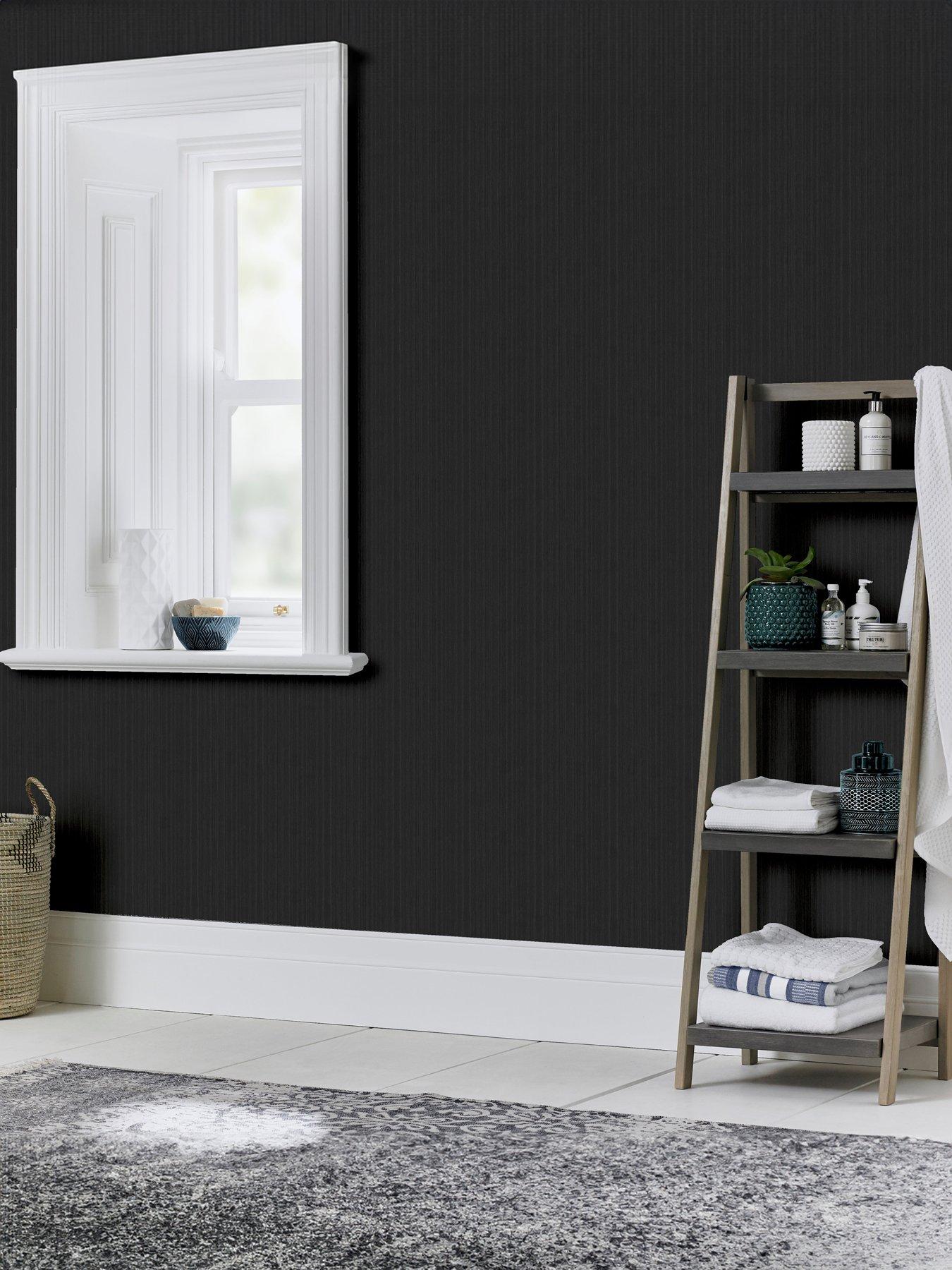 ARTHOUSE Silk Cascade Charcoal Wallpaper