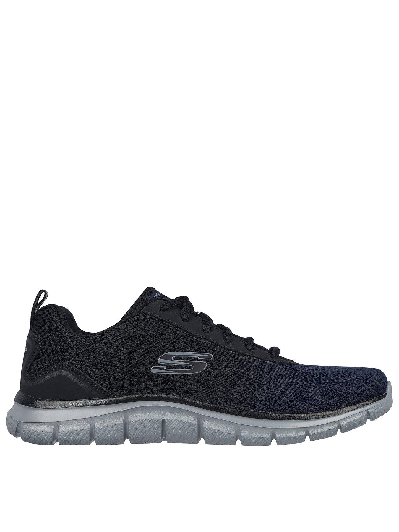 Skechers Wide Fit Engineered Mesh Lace-up Trainers