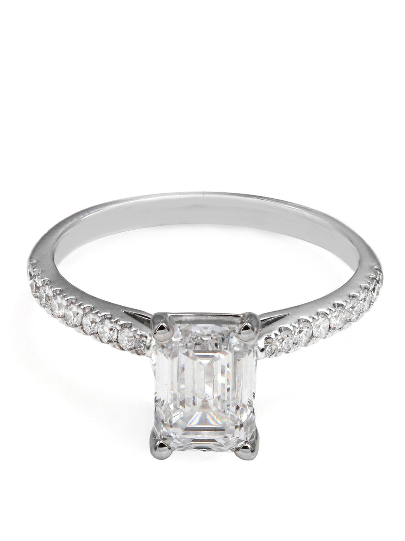 Say It With Emerald Cut 1.20Ct Lab Grown Diamond Ring