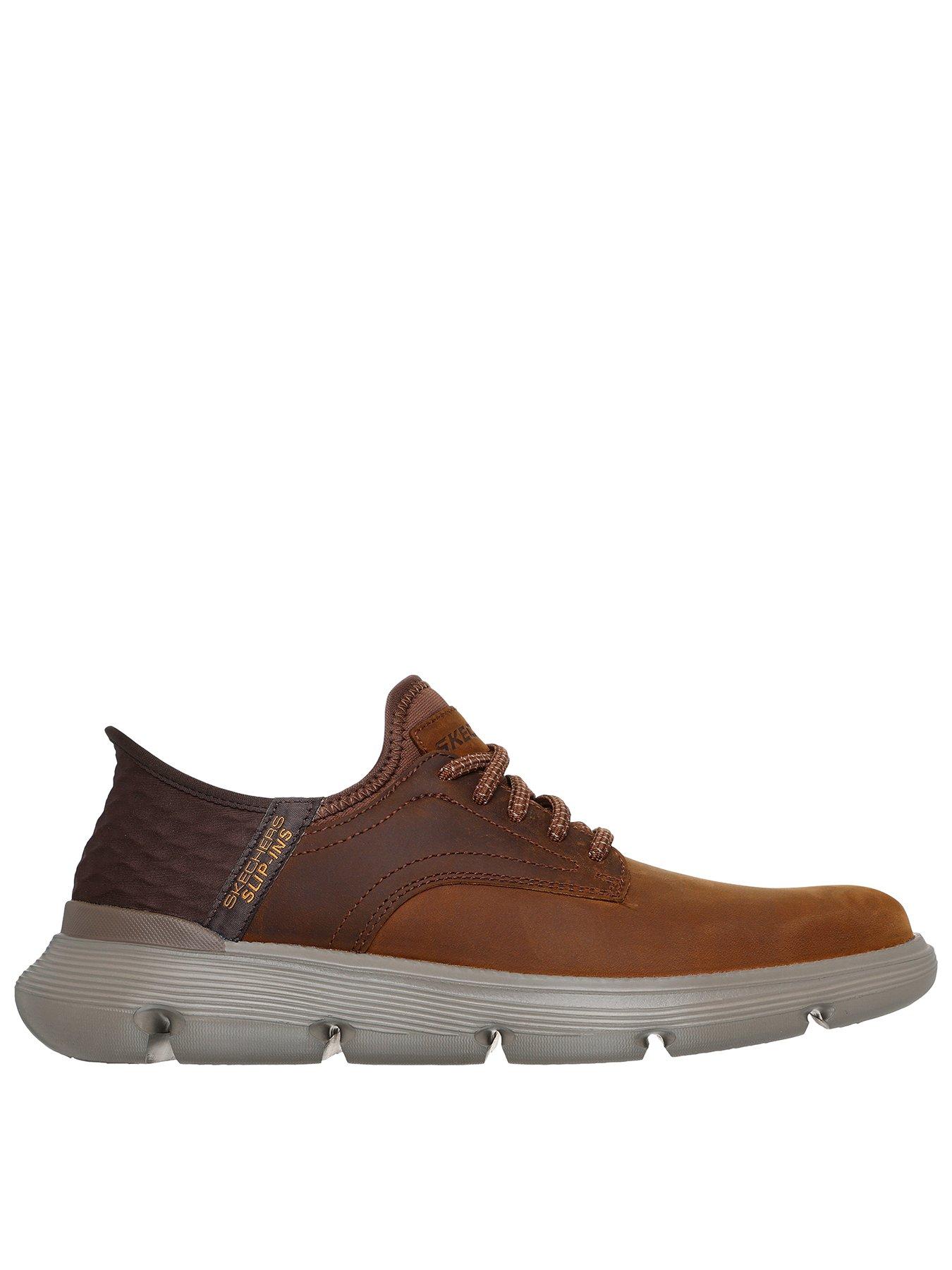 Skechers Plain Toe Bungee Lace Slip-ins Trainers