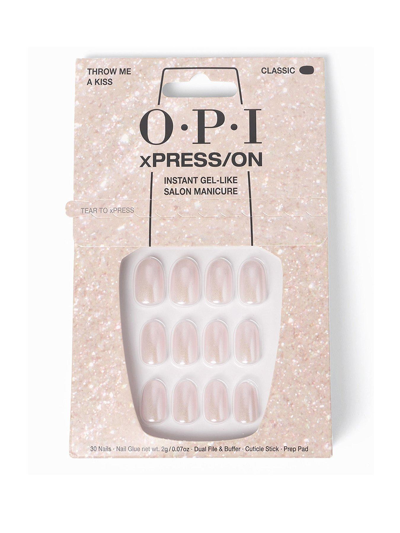 OPI: xPRESS/ON - Throw Me a Kiss Press On Nails Gel-Like Salon Manicure