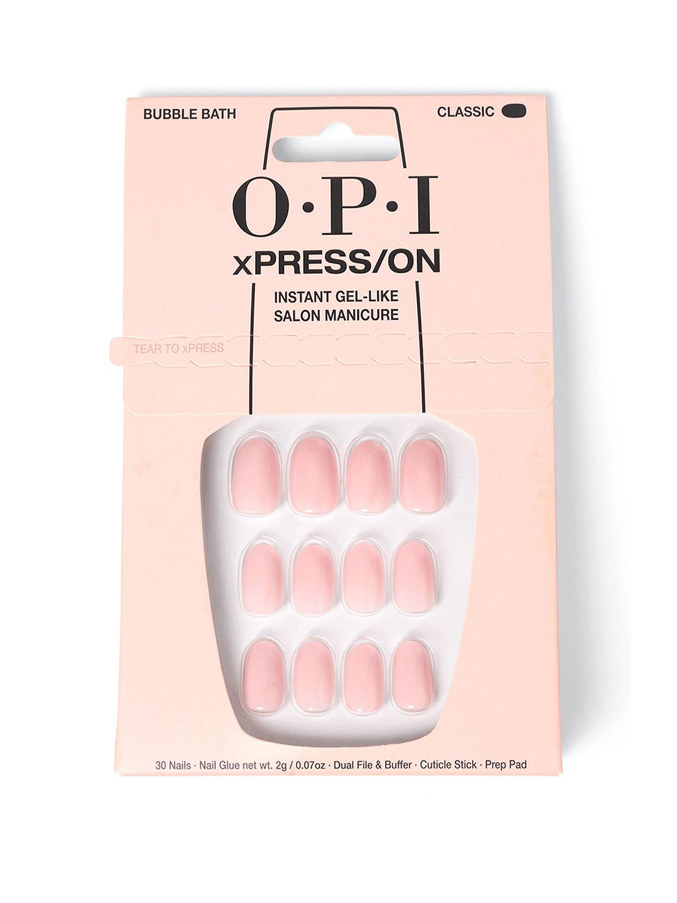 Image 1 of 7 of OPI xPRESS/ON - Bubble Bath Press On Nails Gel-Like Salon Manicure