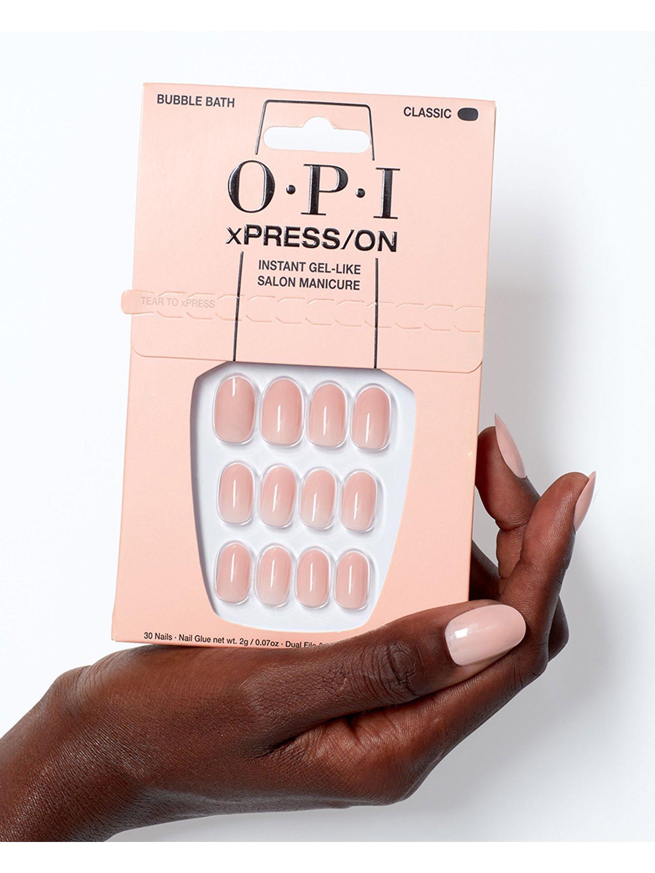 Image 5 of 7 of OPI xPRESS/ON - Bubble Bath Press On Nails Gel-Like Salon Manicure