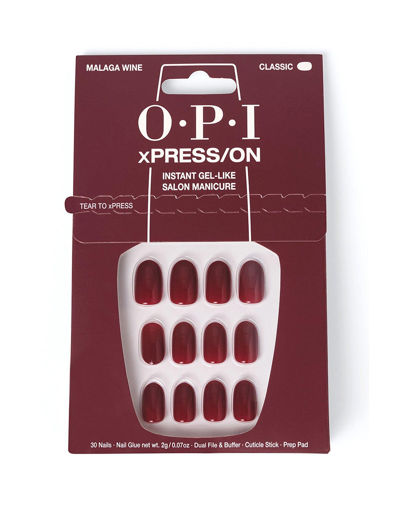 Image 1 of 7 of OPI xPRESS/ON - Malaga Wine Press On Nails Gel-Like Salon Manicure