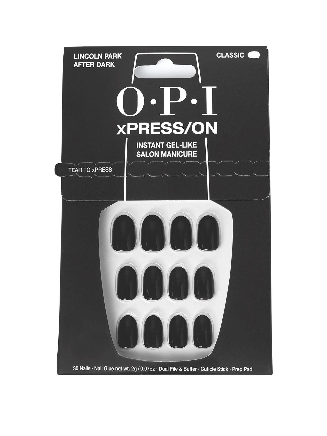 OPI xPRESS/ON - Lincoln Park After Dark Press On Nails Gel-Like Salon Manicure