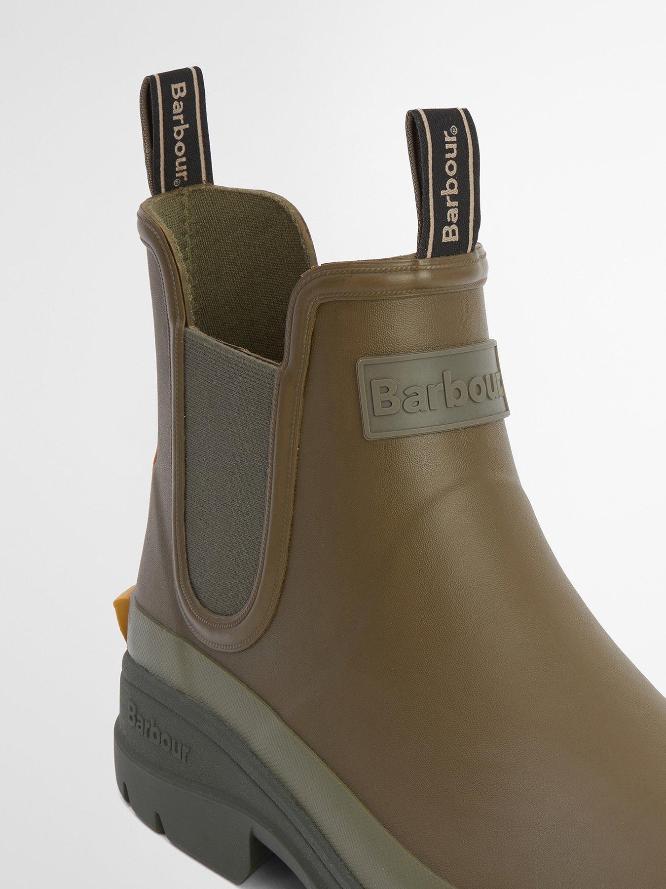 Image 4 of 6 of Barbour Nimbus Chelsea Wellington Boots - Green