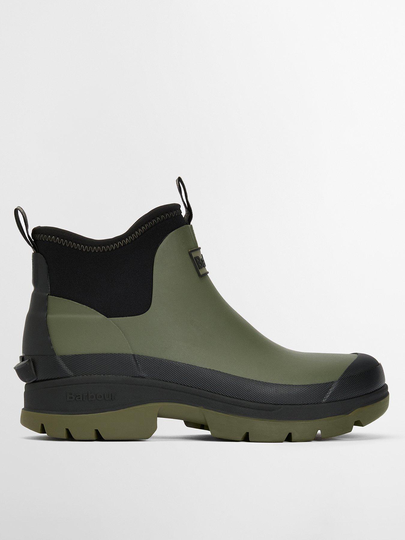 Barbour Ridge Ankle Wellington Boots - Khaki Green