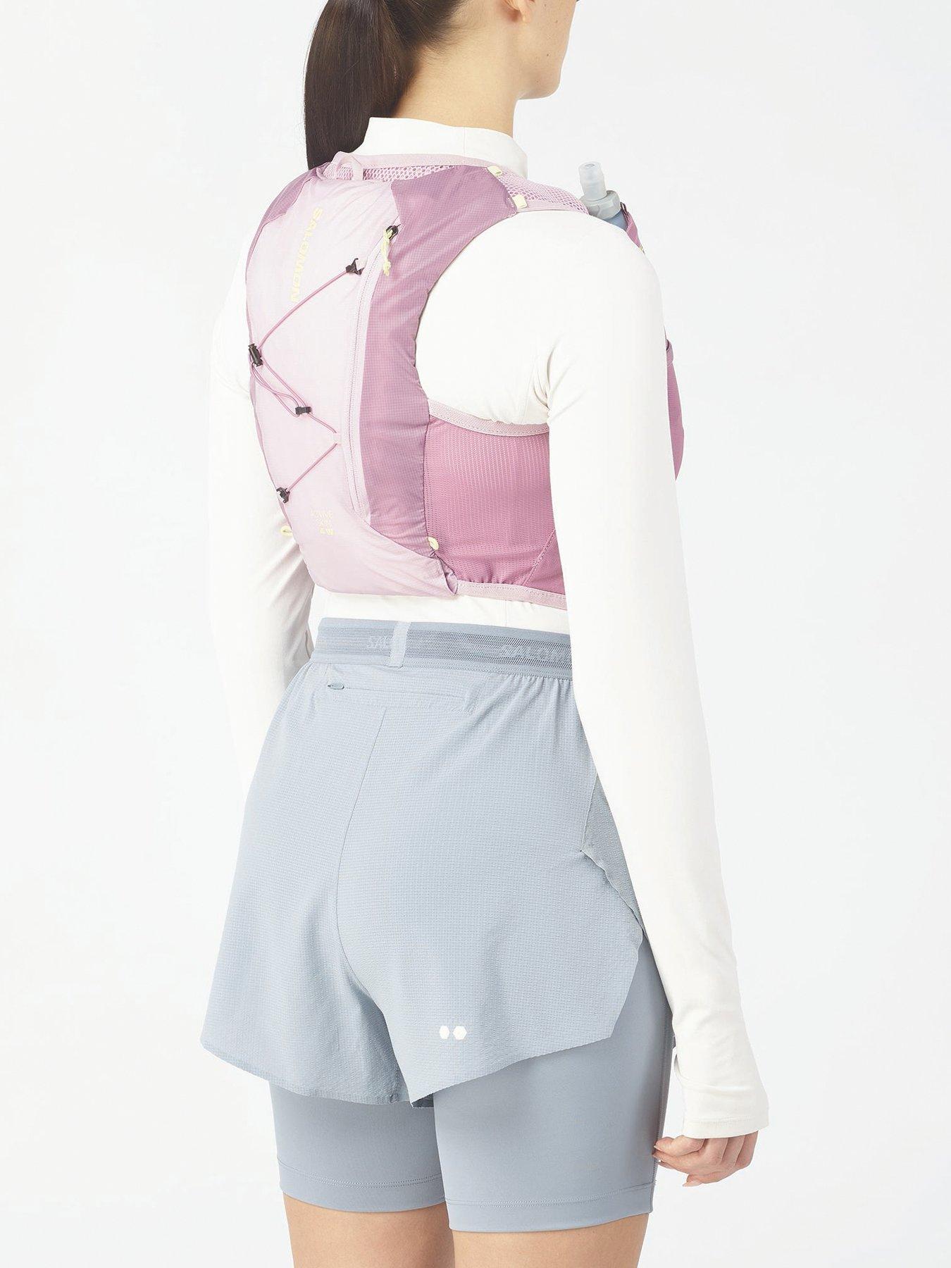 Salomon Womens Running Active Skin 4 Hydration Vest Set - Pink