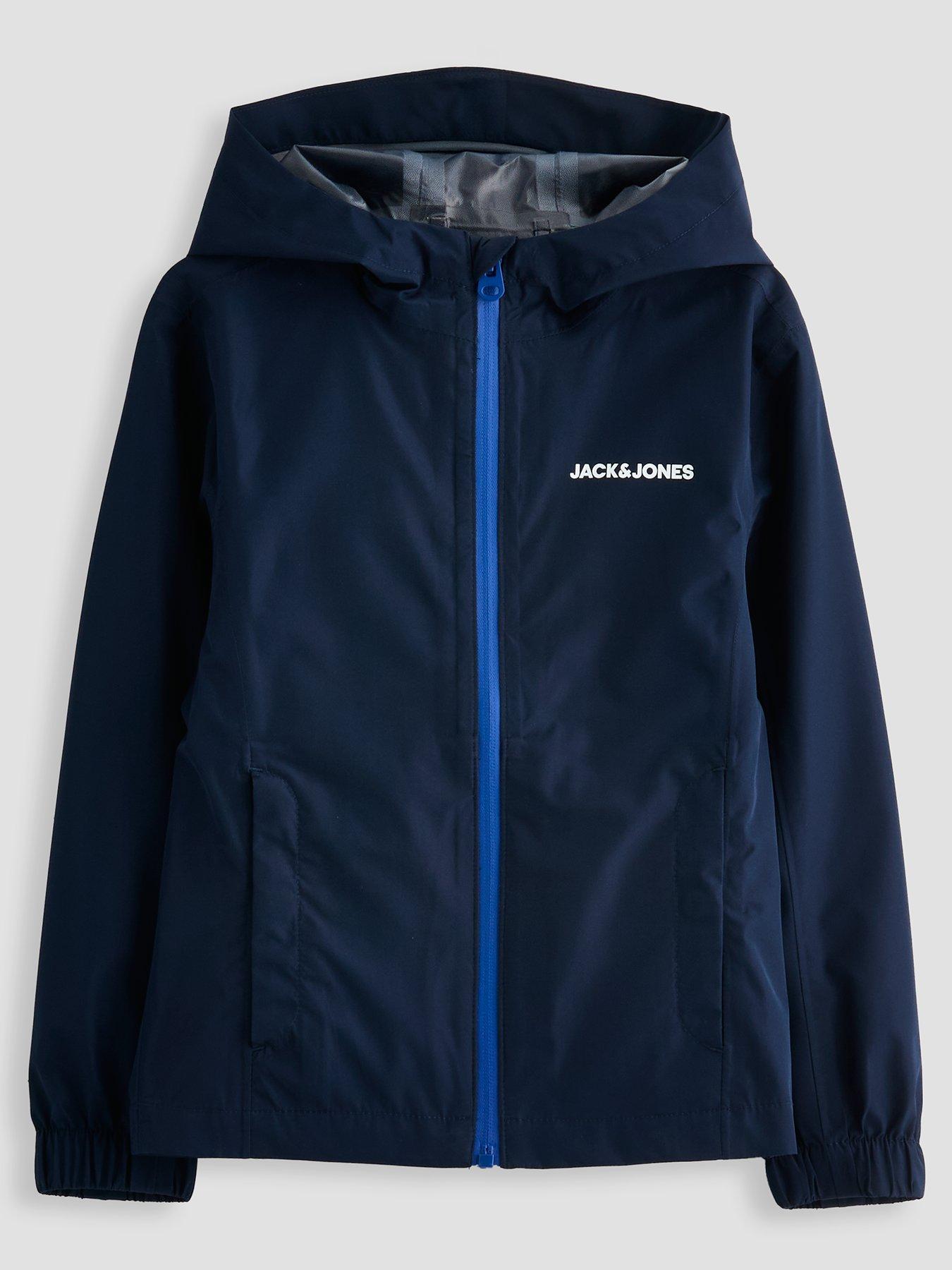 Jack & Jones Mini: Younger Boys Flynn Rain Jacket - Navy Blazer