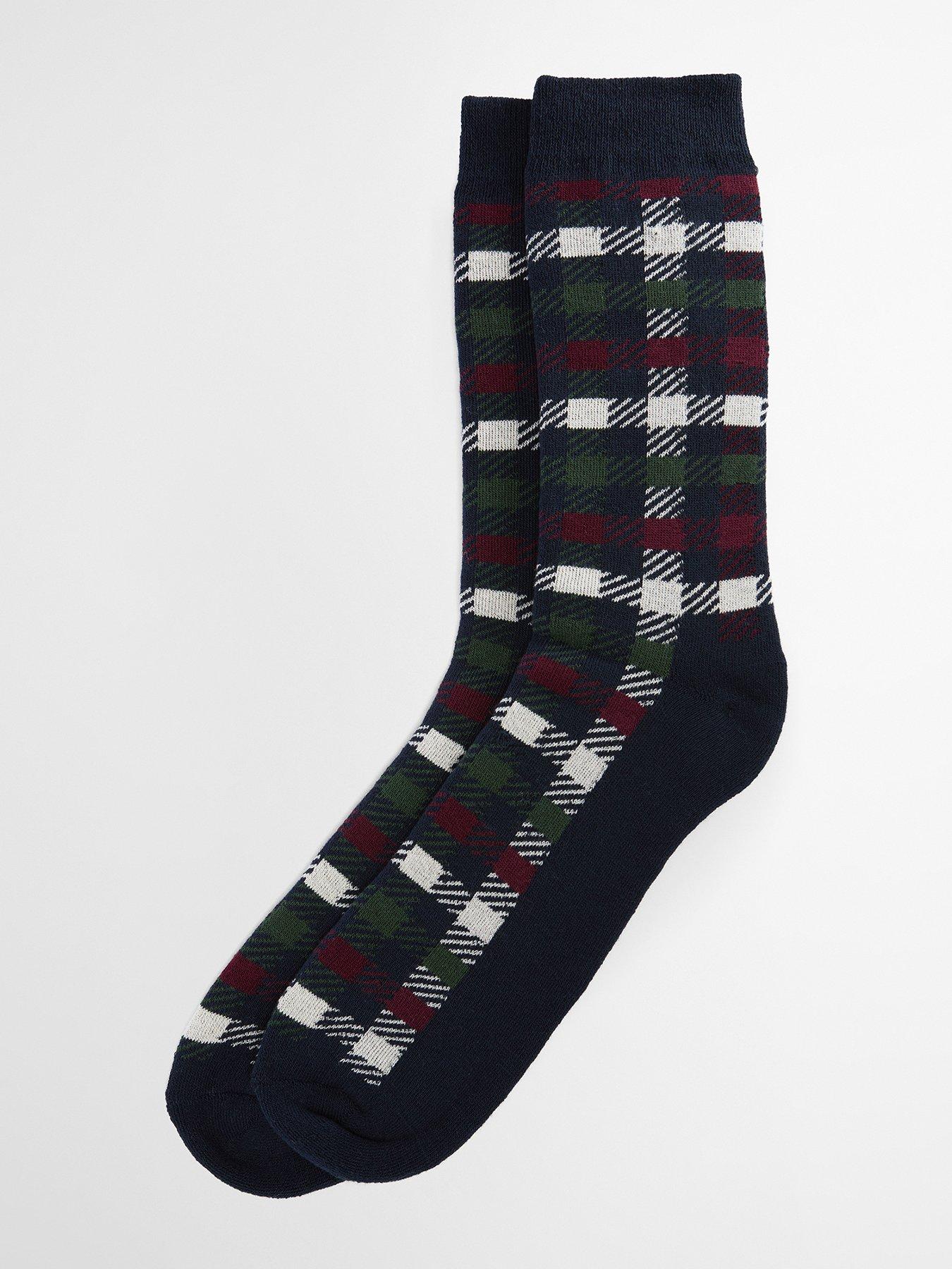 Image 1 of 3 of Barbour Barbour Barney Boot Ankle Socks - Navy