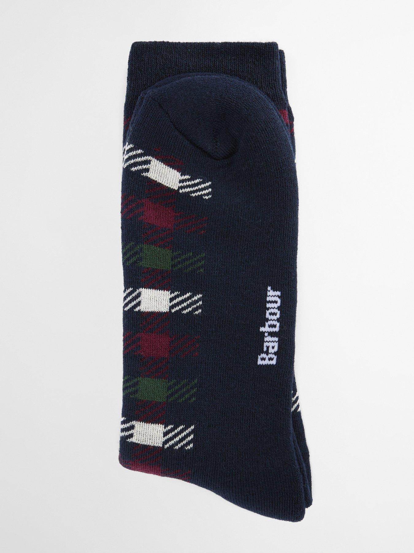 Image 2 of 3 of Barbour Barbour Barney Boot Ankle Socks - Navy