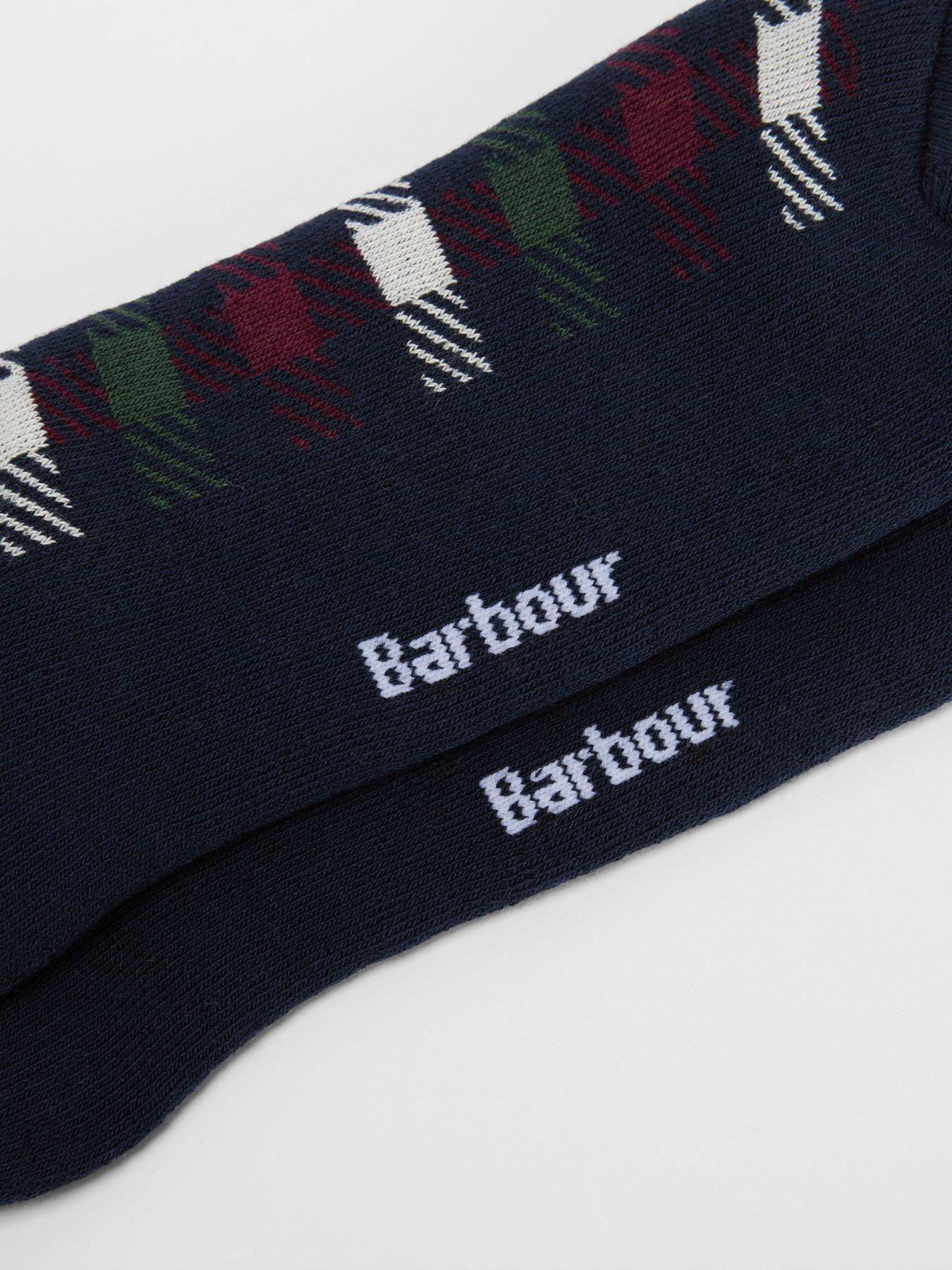Image 3 of 3 of Barbour Barbour Barney Boot Ankle Socks - Navy