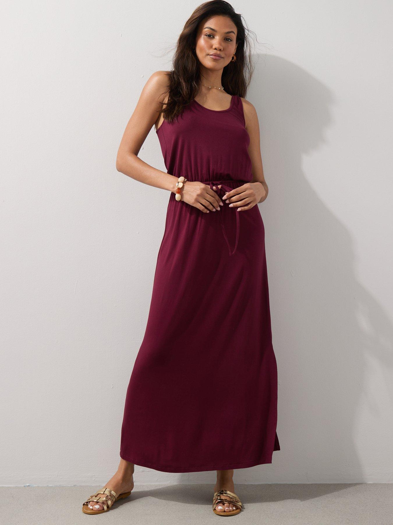 Image 3 of 7 of The Very Collection Channel Waist Maxi Dress