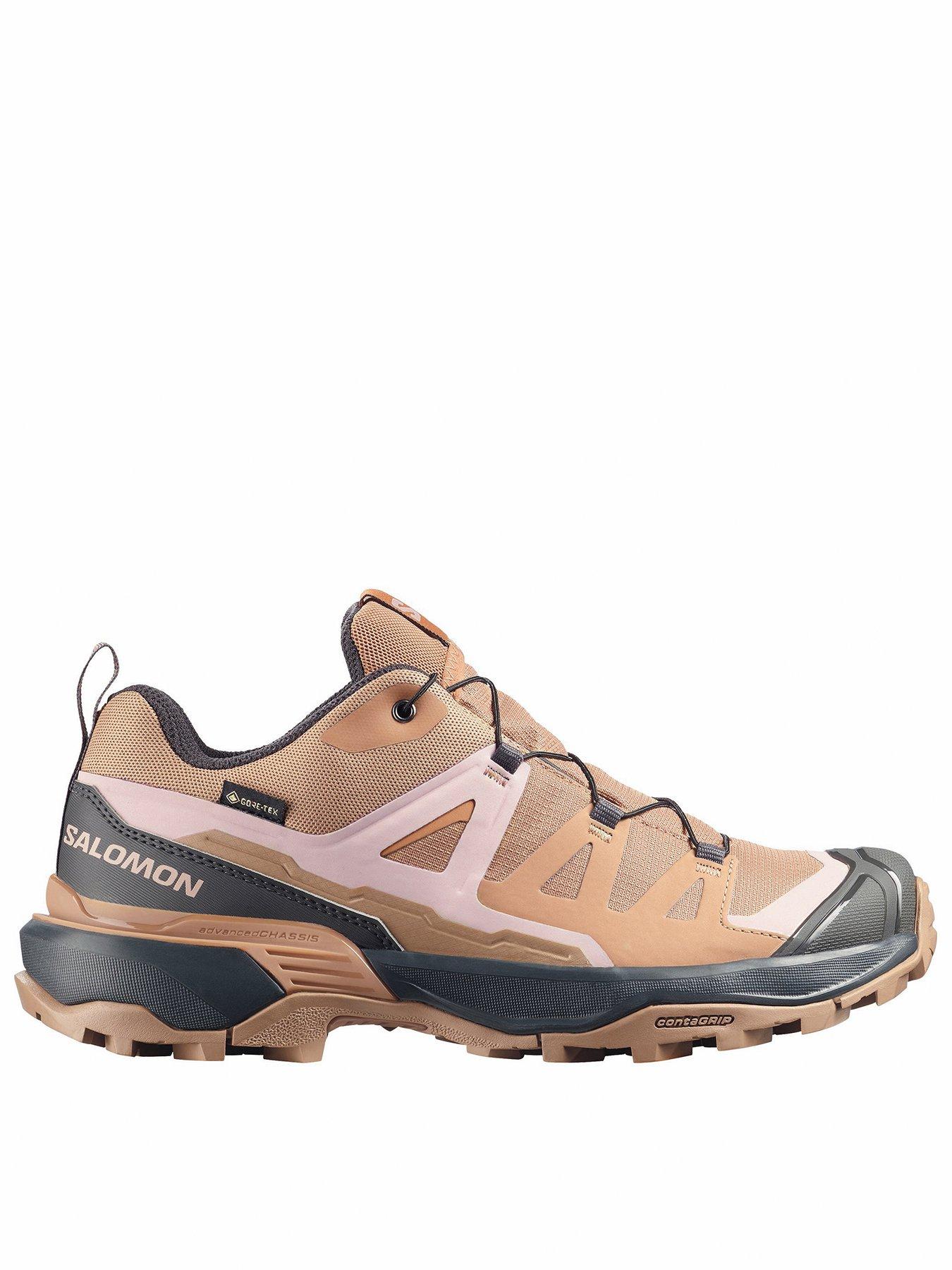 Salomon Womens X Ultra 360 Goretex Hiking Shoes, Brown, Size 5.5, Women