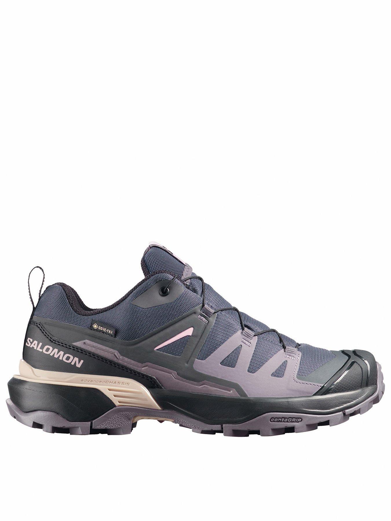 Salomon Womens X Ultra 360 Goretex Hiking Shoes, Grey, Size 4.5, Women