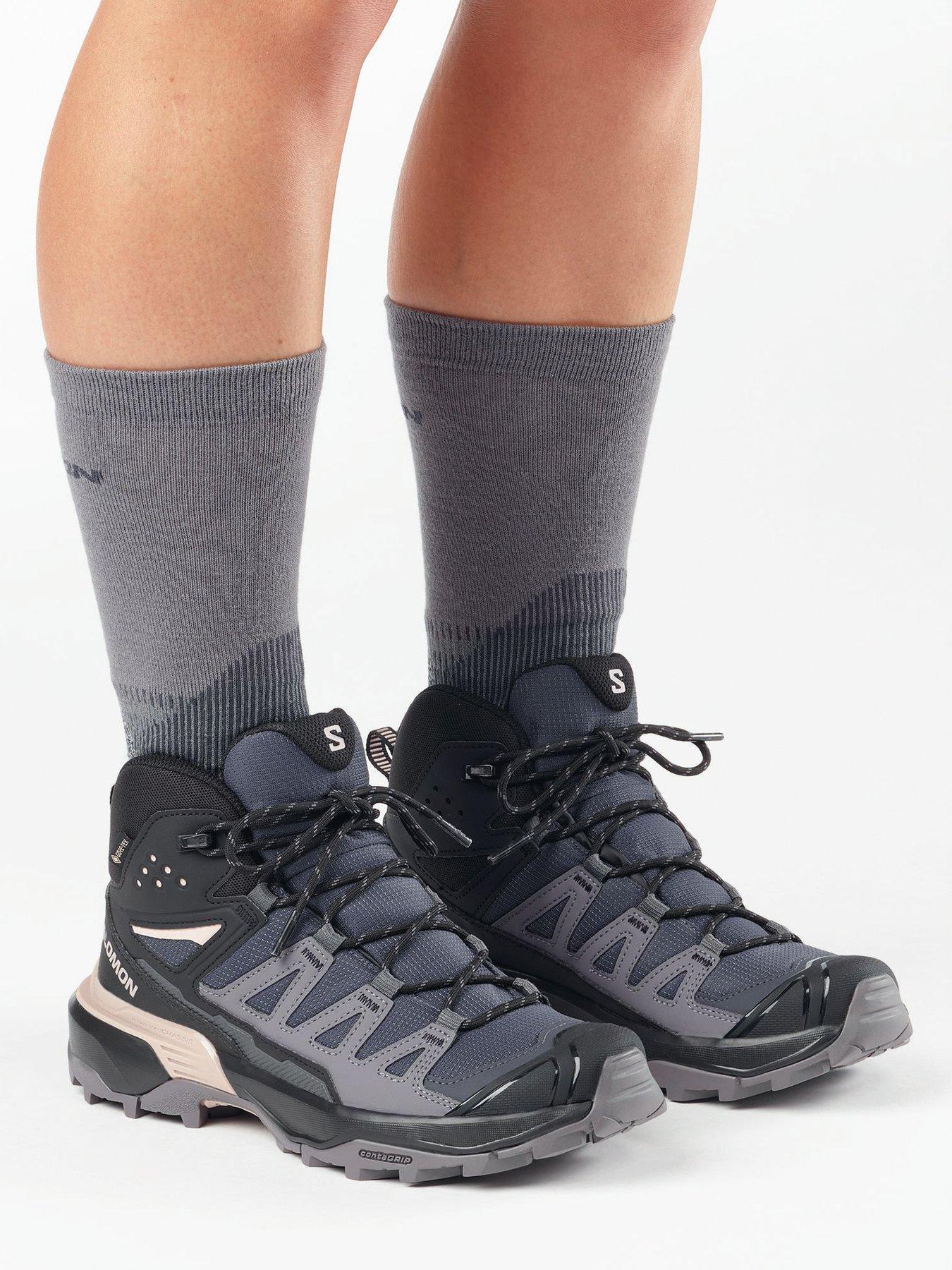 Salomon Womens X Ultra 360 Goretex Mid Hiking Boots - Grey