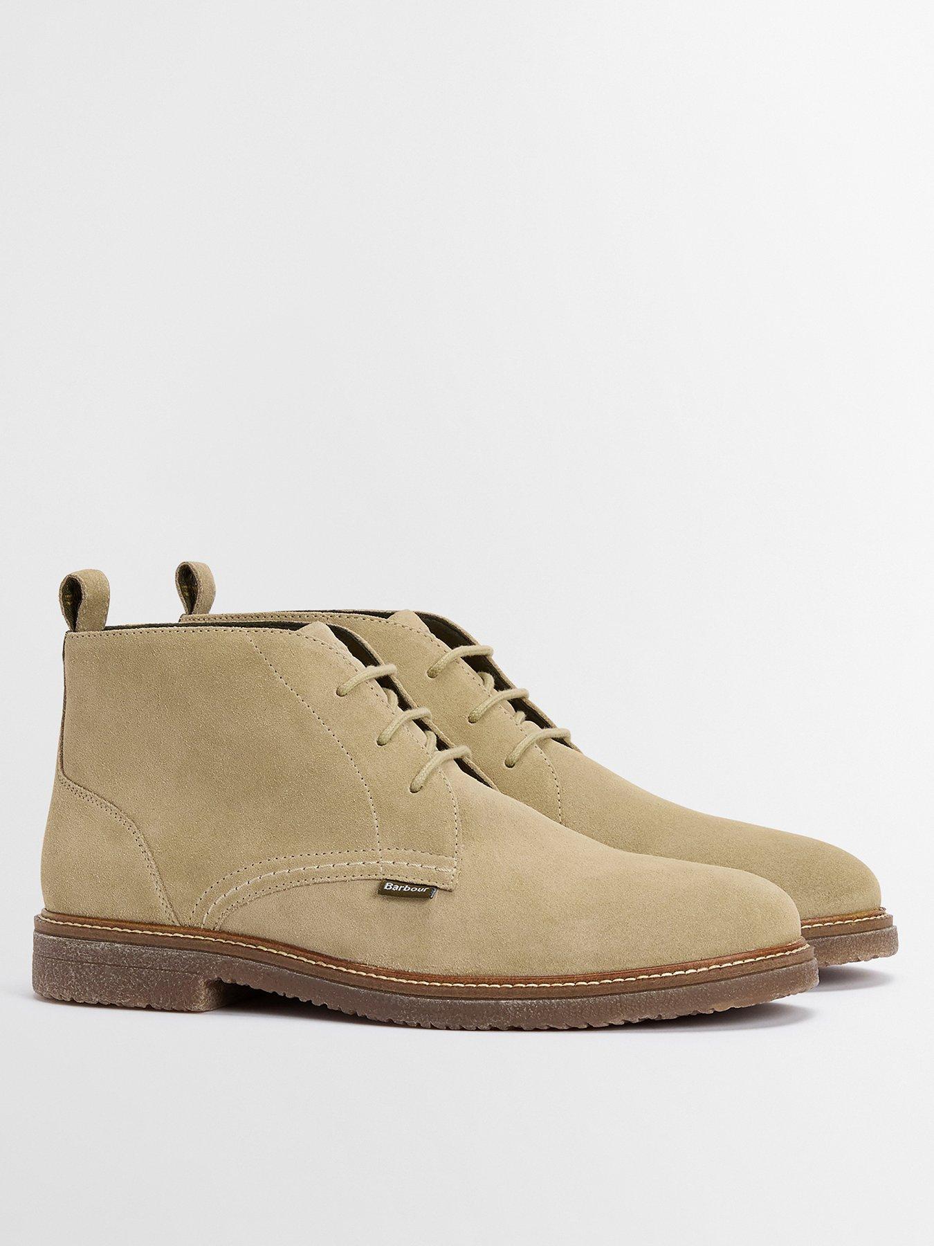 Image 2 of 6 of Barbour Kirkstone Desert Boots - Light Beige