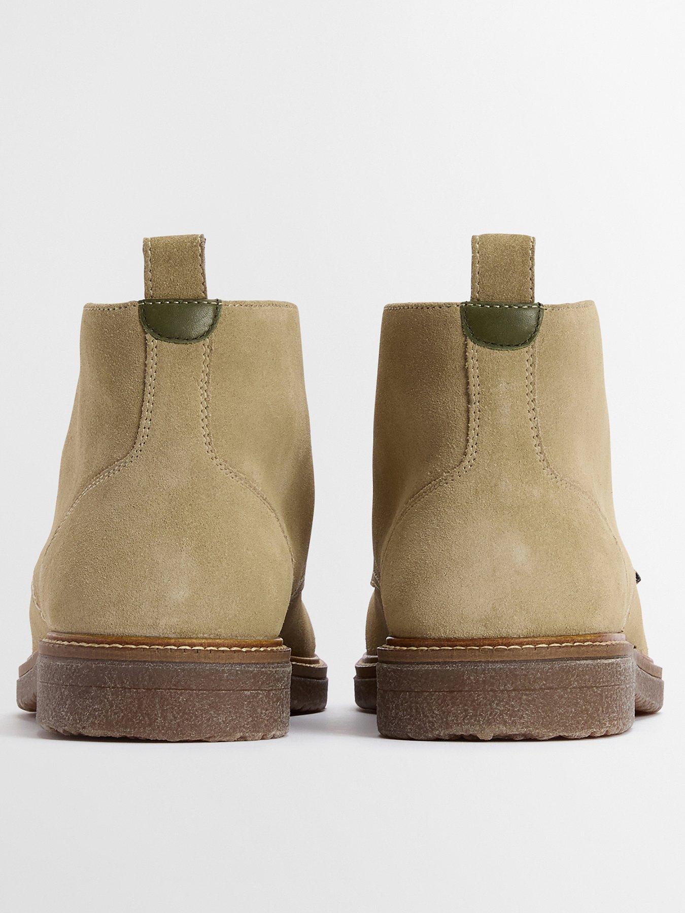 Image 3 of 6 of Barbour Kirkstone Desert Boots - Light Beige