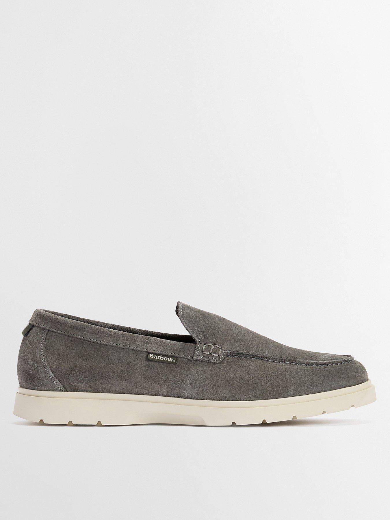 Barbour Carty Loafers - Light Grey
