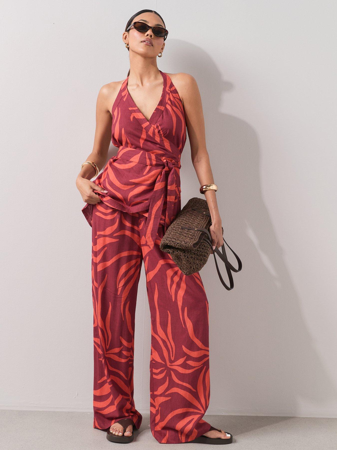 The Very Collection Zebra Trousers Co Ord