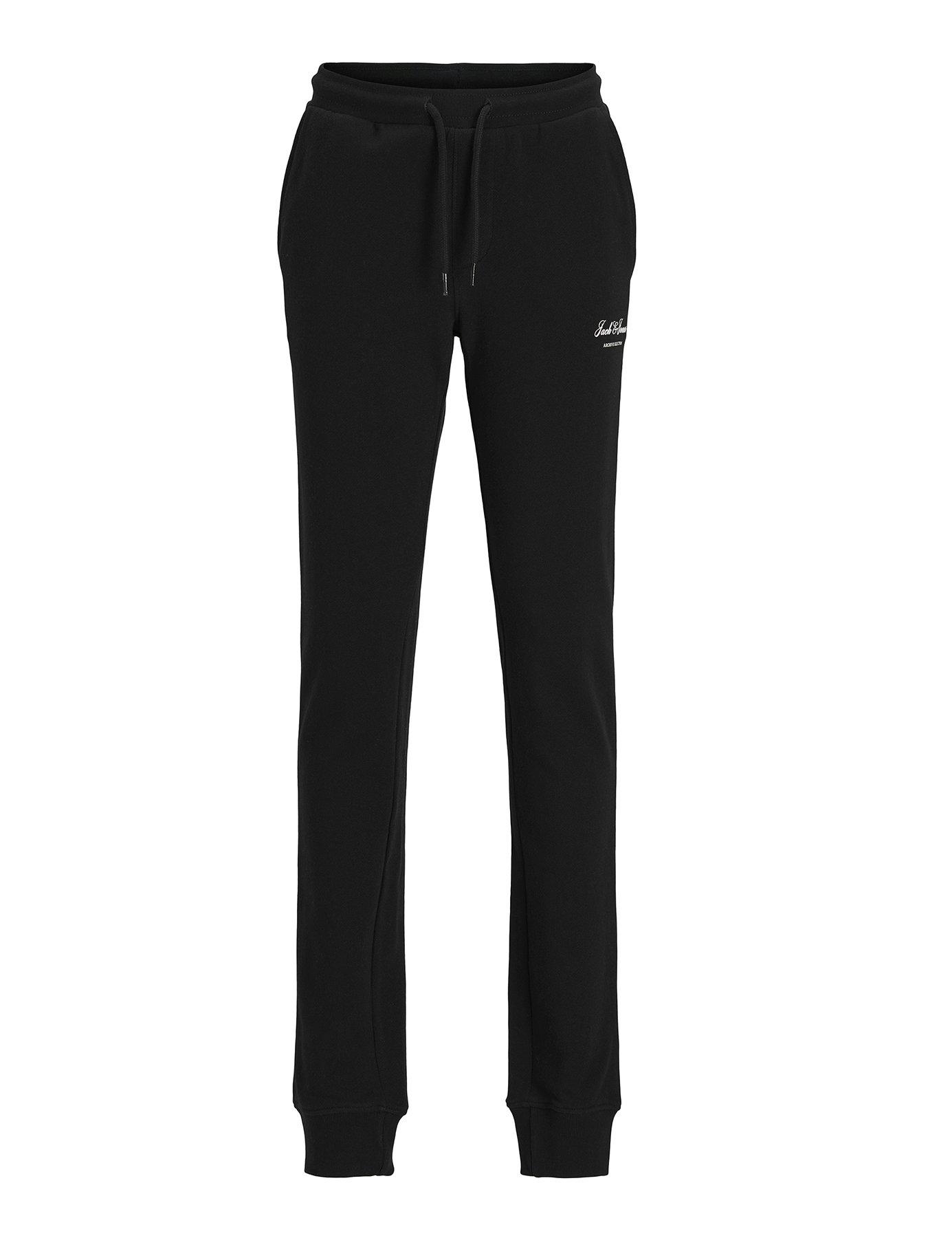 Jack & Jones Junior Boys Gordon Archive Sweat Pants - Black