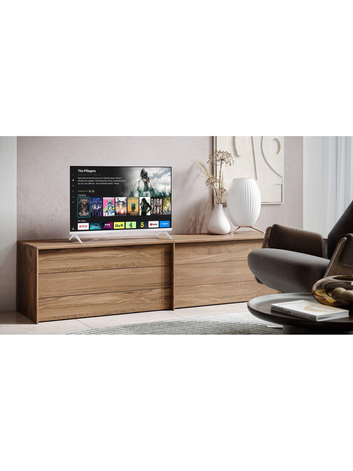 Image 2 of 7 of Sharp HE2245KW 32-inch Smart TV HDR10 LED with Freely- 1T-C32HE2245KW- in White